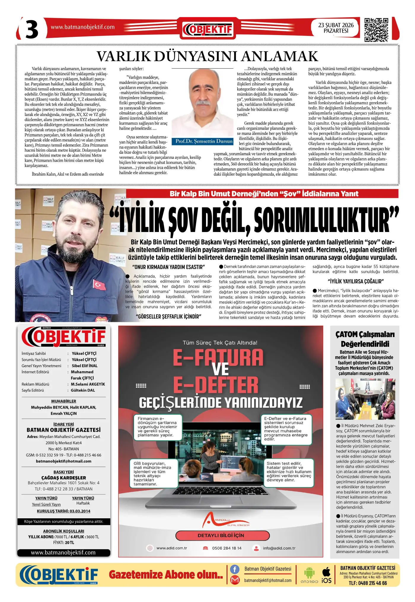 22.02.2026 tarihli sayı, 3. sayfa