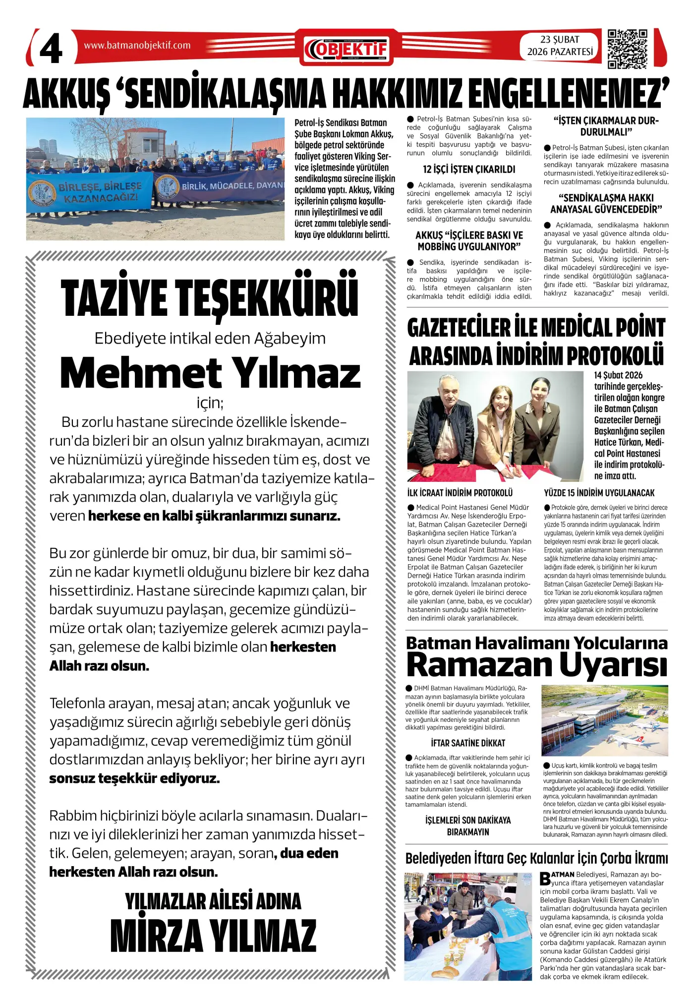 22.02.2026 tarihli sayı, 4. sayfa