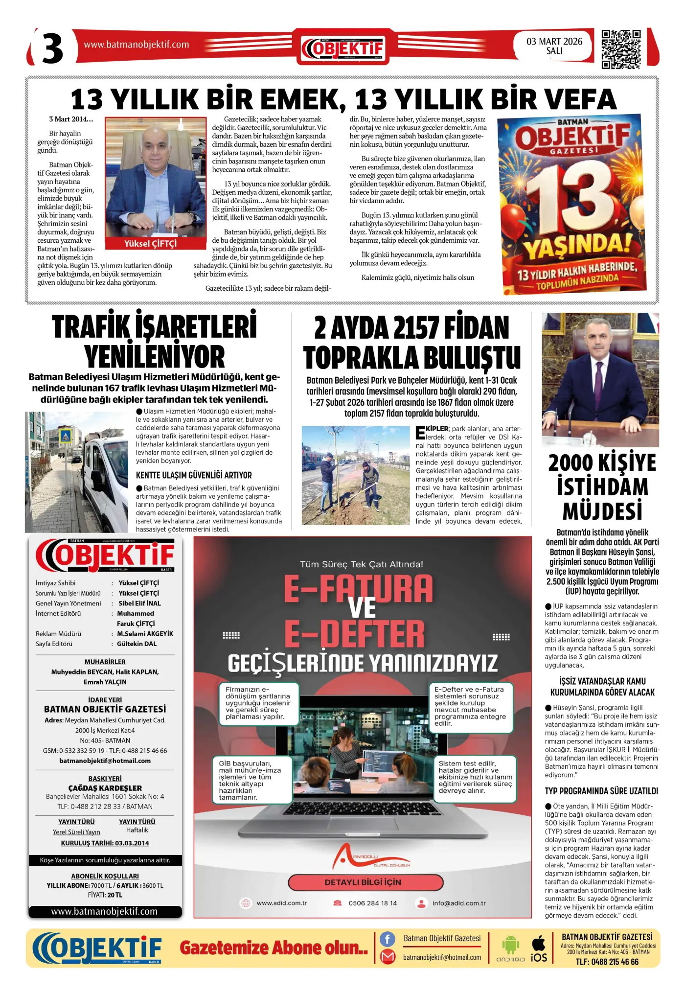 03.03.2026 tarihli sayı, 3. sayfa