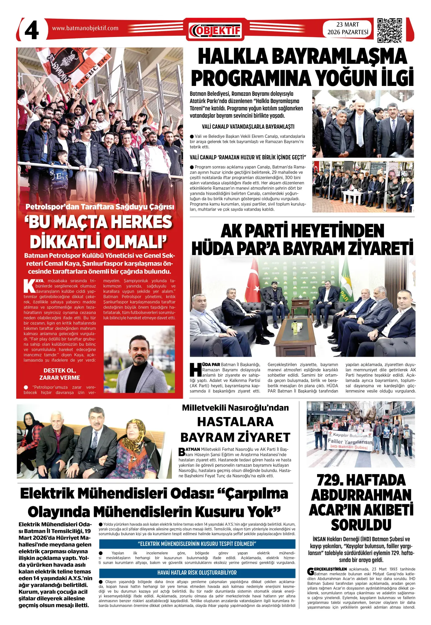 25.03.2026 tarihli sayı, 4. sayfa