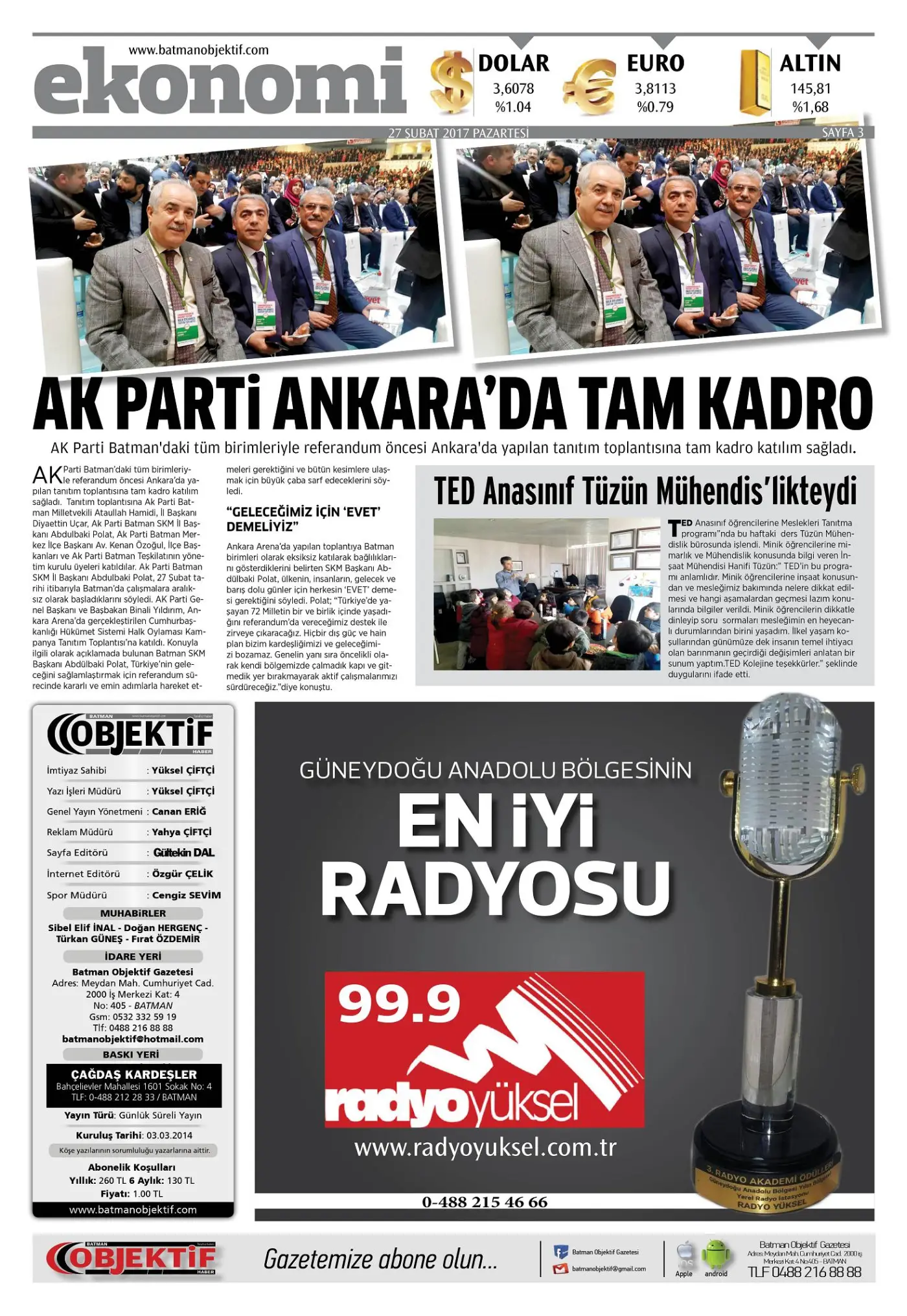26.02.2017 tarihli sayı, 3. sayfa