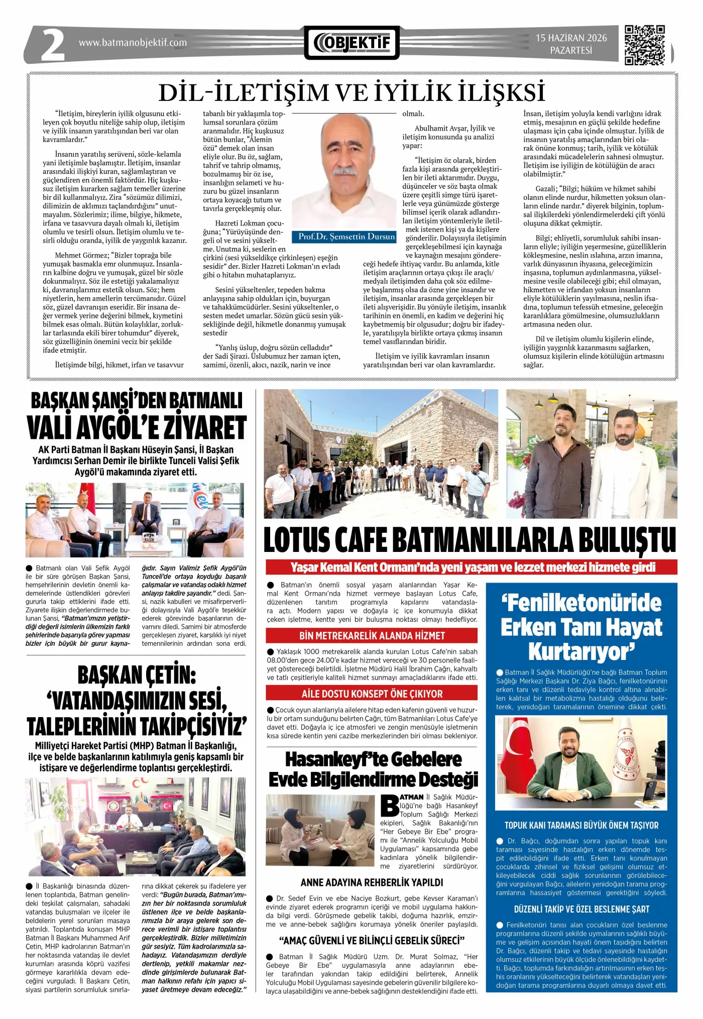 14.06.2026 tarihli sayı, 2. sayfa