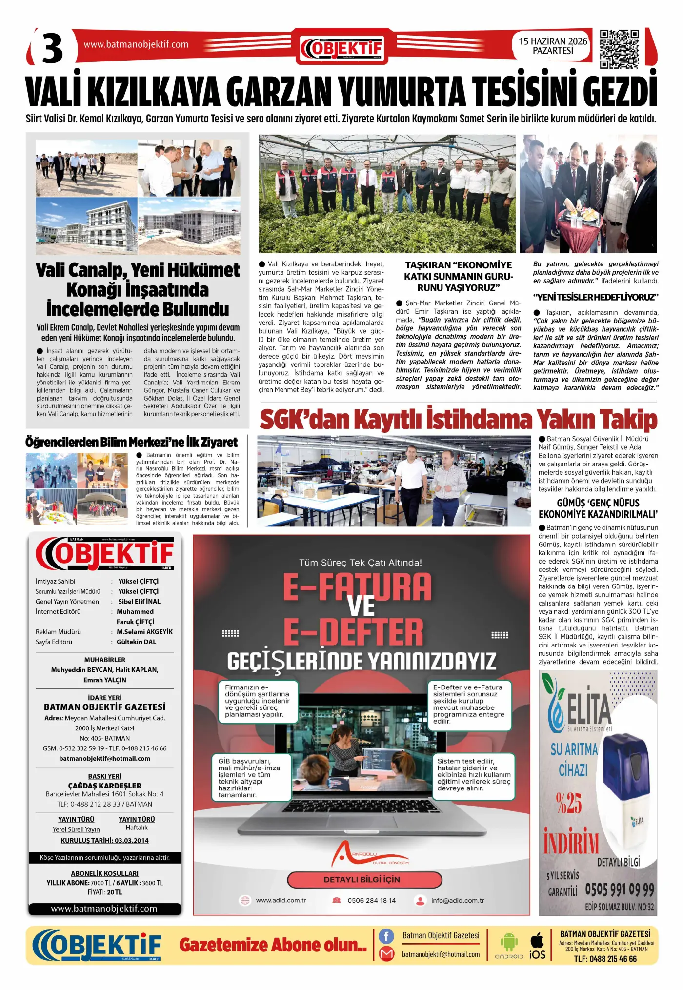 14.06.2026 tarihli sayı, 3. sayfa