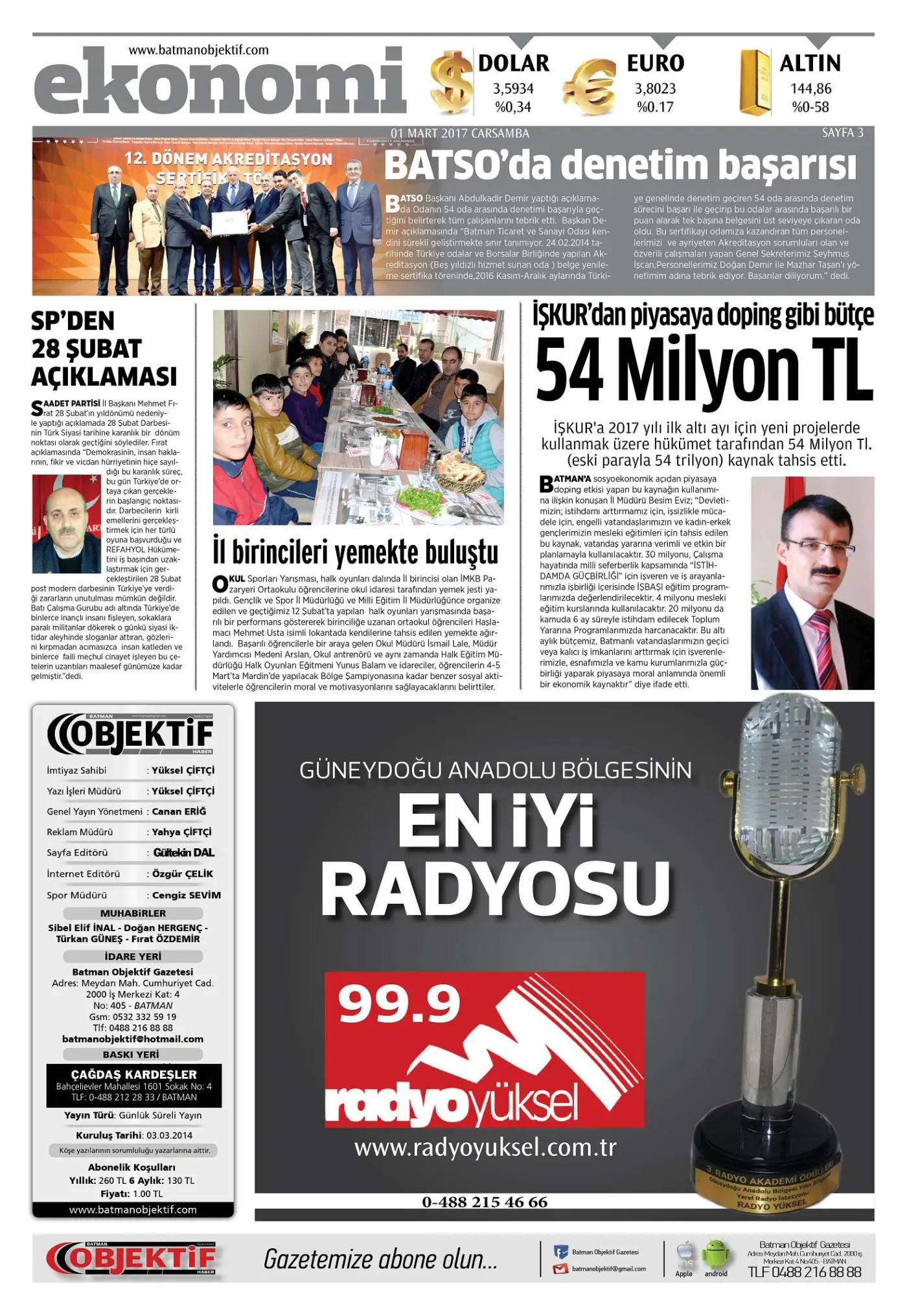 28.02.2017 tarihli sayı, 3. sayfa