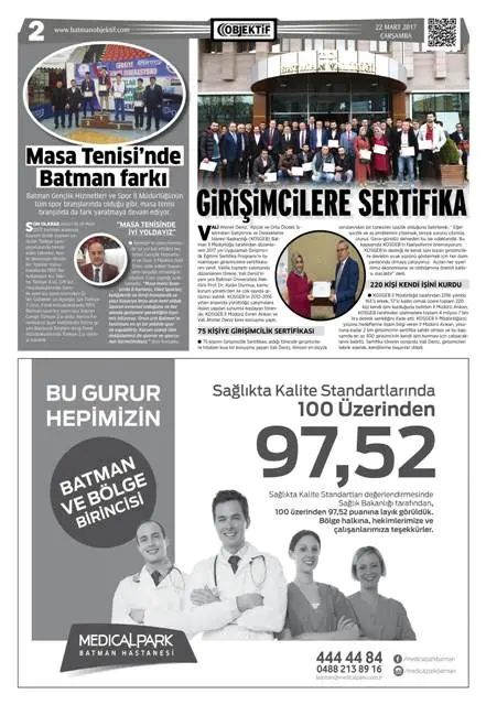 22.03.2017 tarihli sayı, 2. sayfa