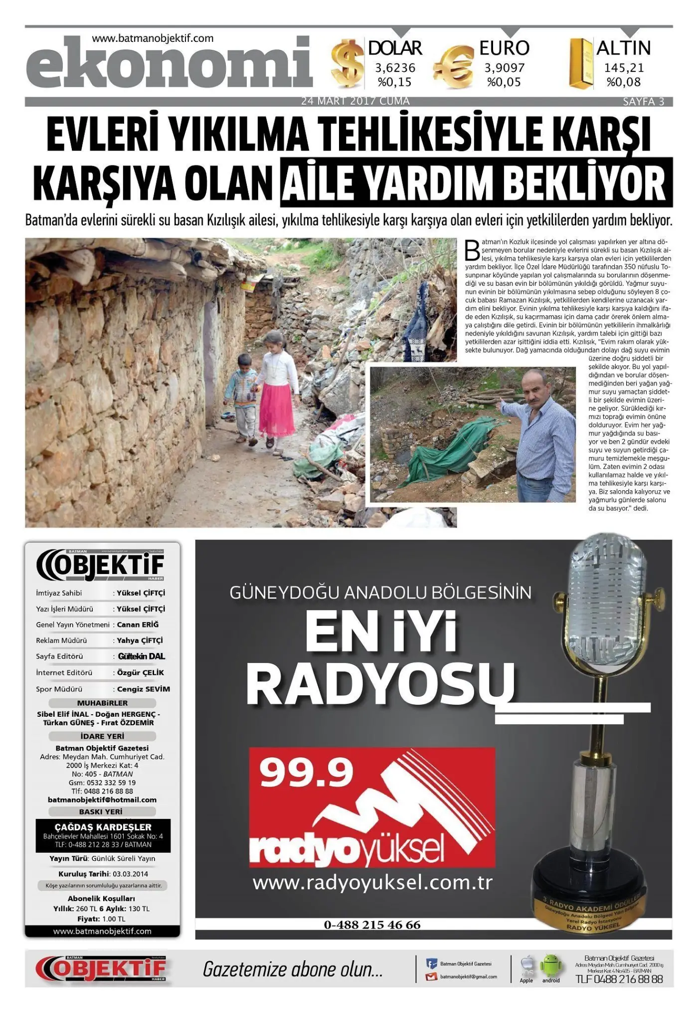 24.03.2017 tarihli sayı, 2. sayfa