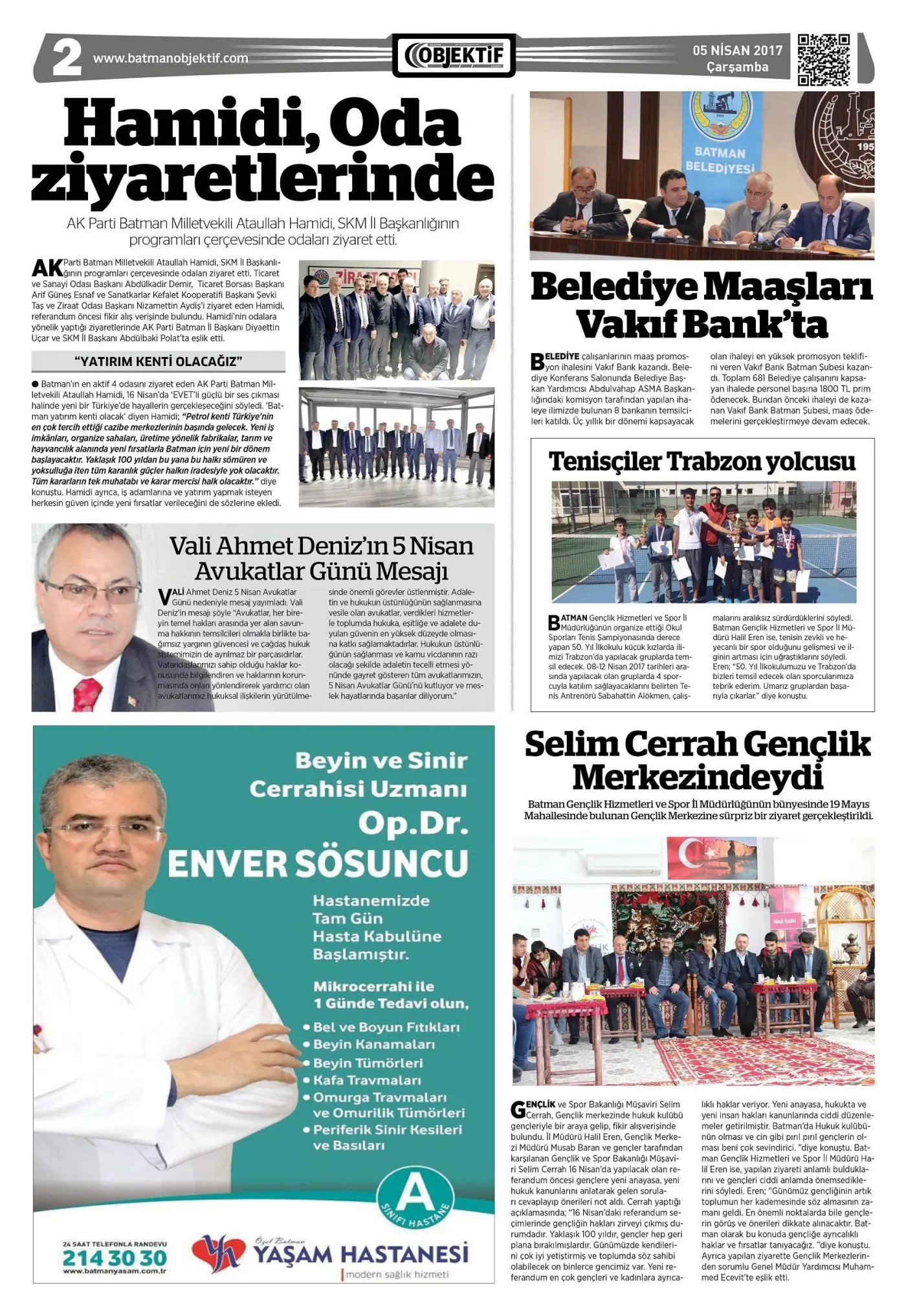 04.04.2017 tarihli sayı, 2. sayfa