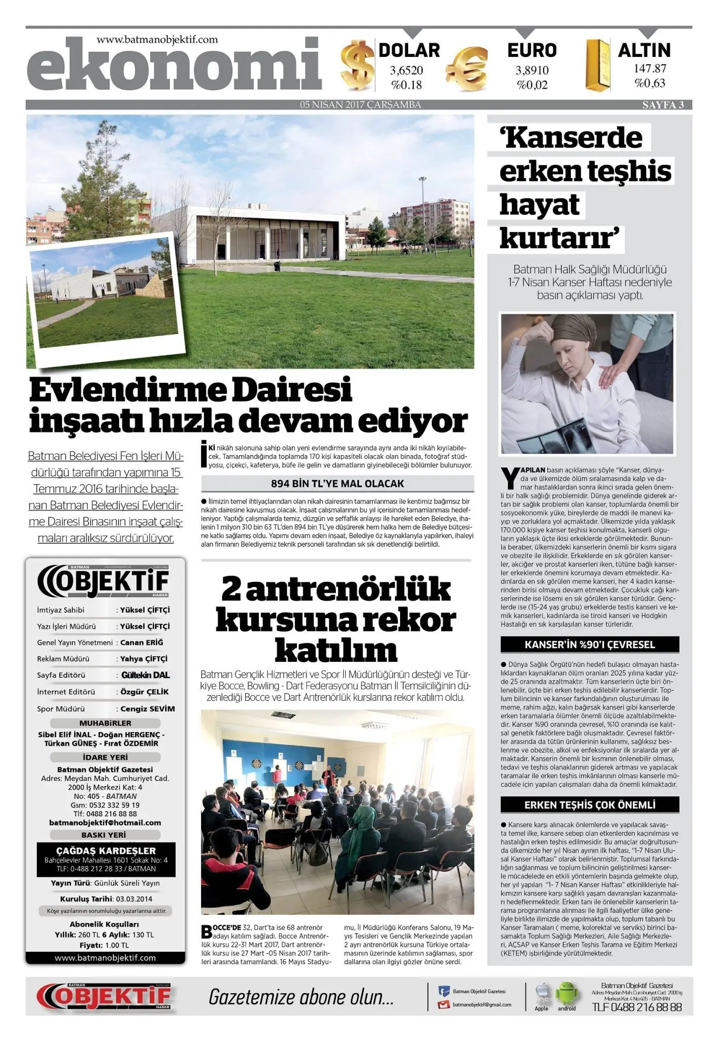 04.04.2017 tarihli sayı, 3. sayfa