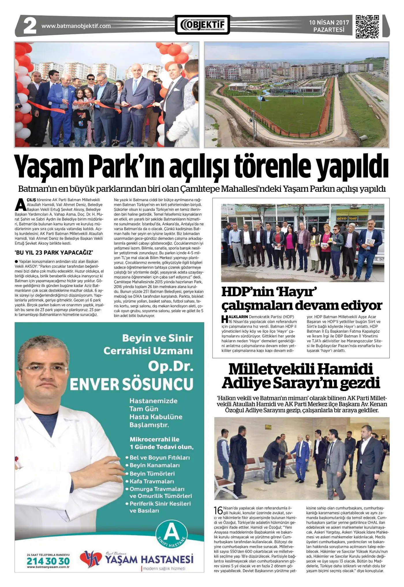 09.04.2017 tarihli sayı, 2. sayfa
