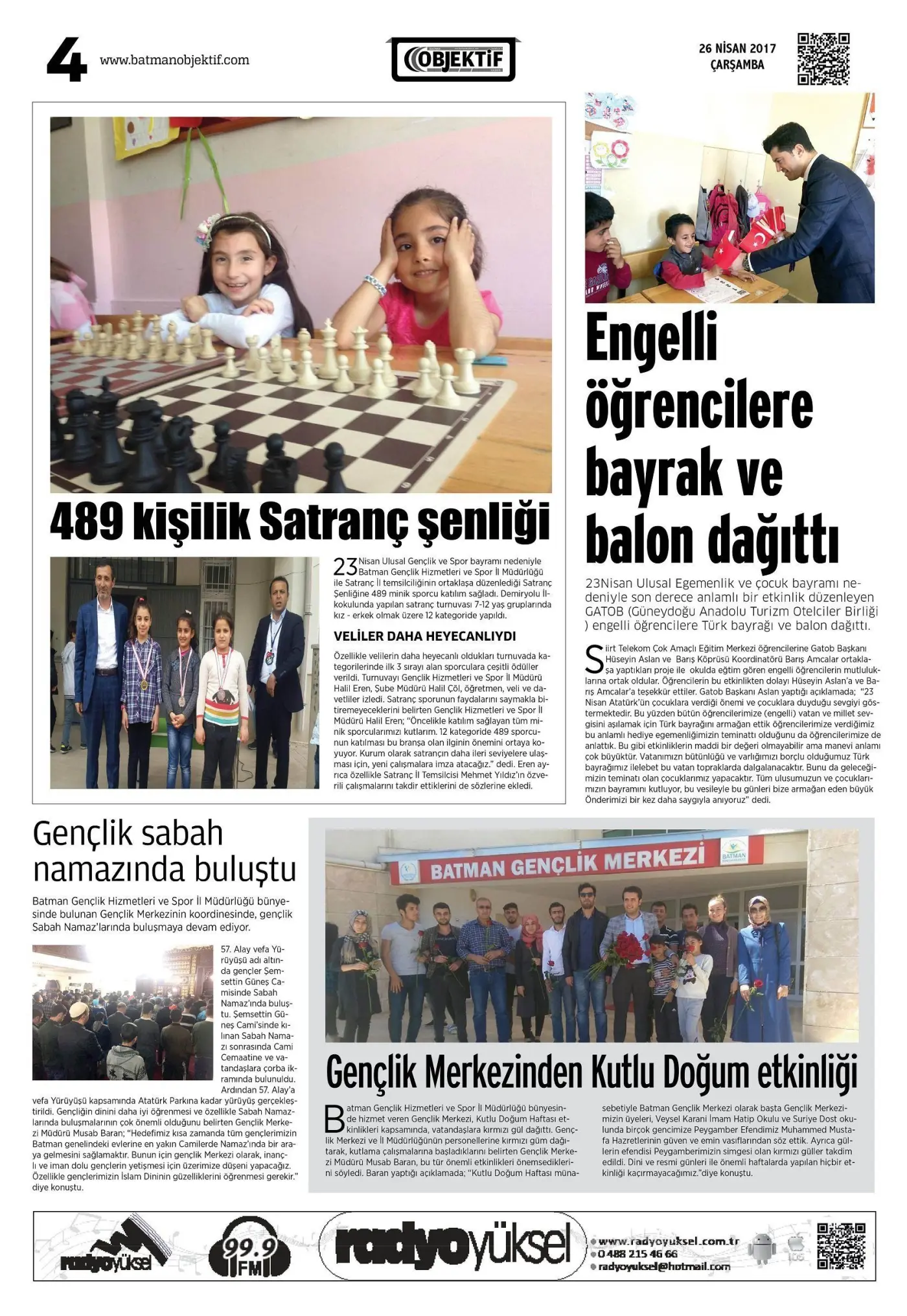 25.04.2017 tarihli sayı, 4. sayfa