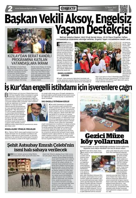 12.05.2017 tarihli sayı, 2. sayfa