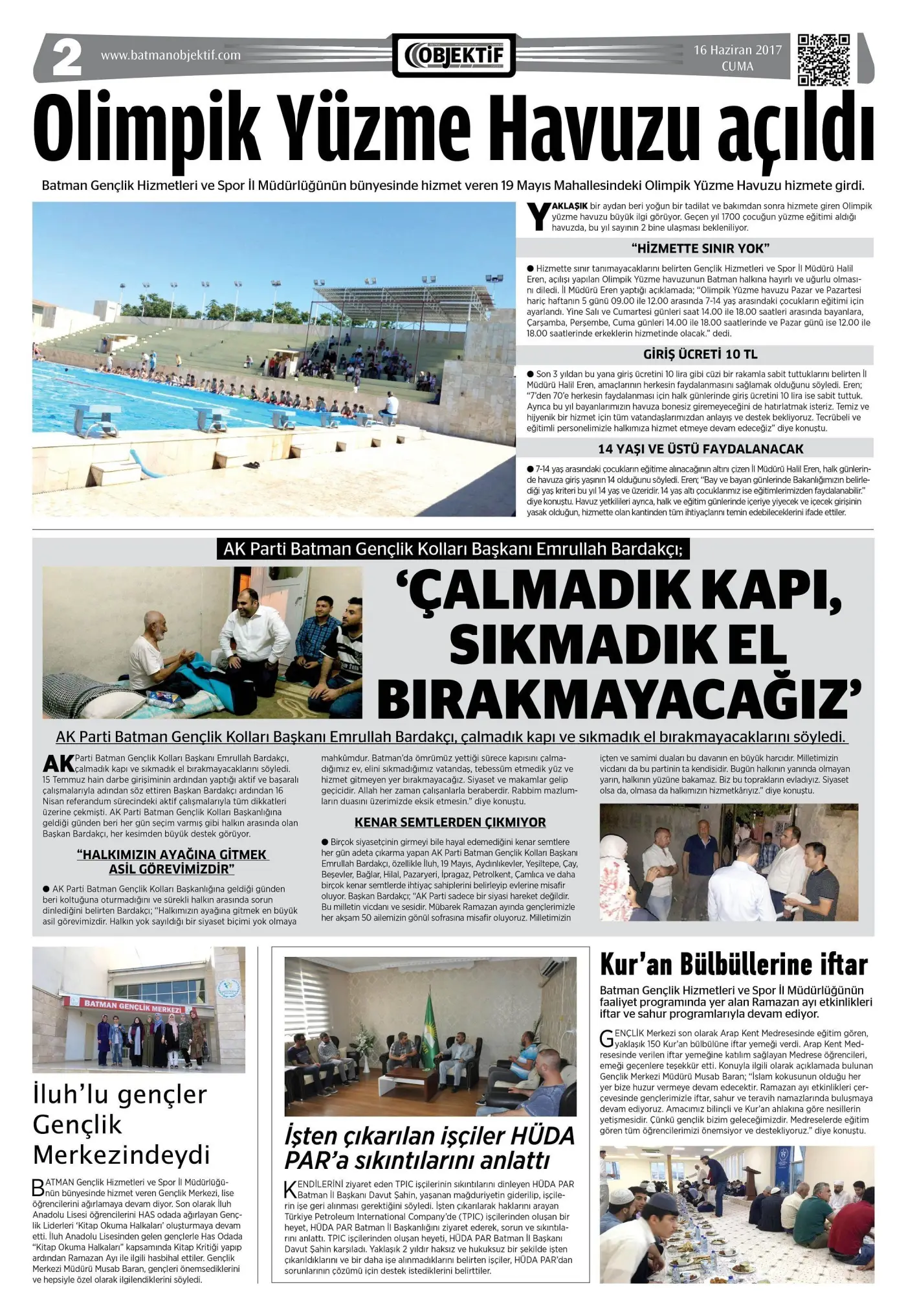 15.06.2017 tarihli sayı, 2. sayfa
