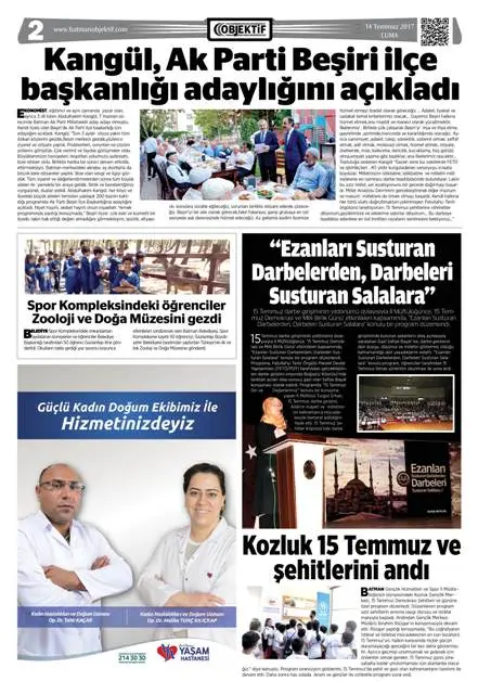 14.07.2017 tarihli sayı, 2. sayfa