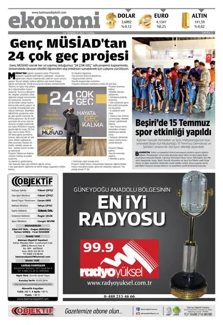 14.07.2017 tarihli sayı, 3. sayfa