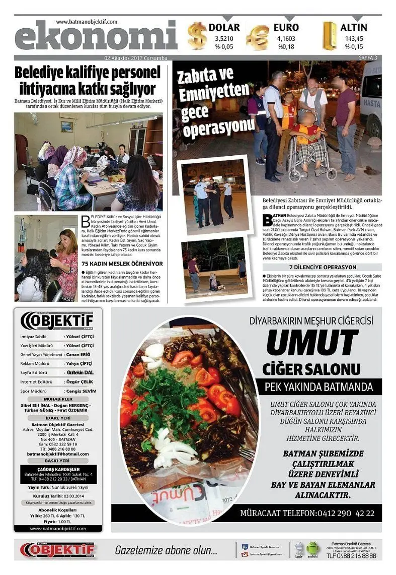 02.08.2017 tarihli sayı, 3. sayfa
