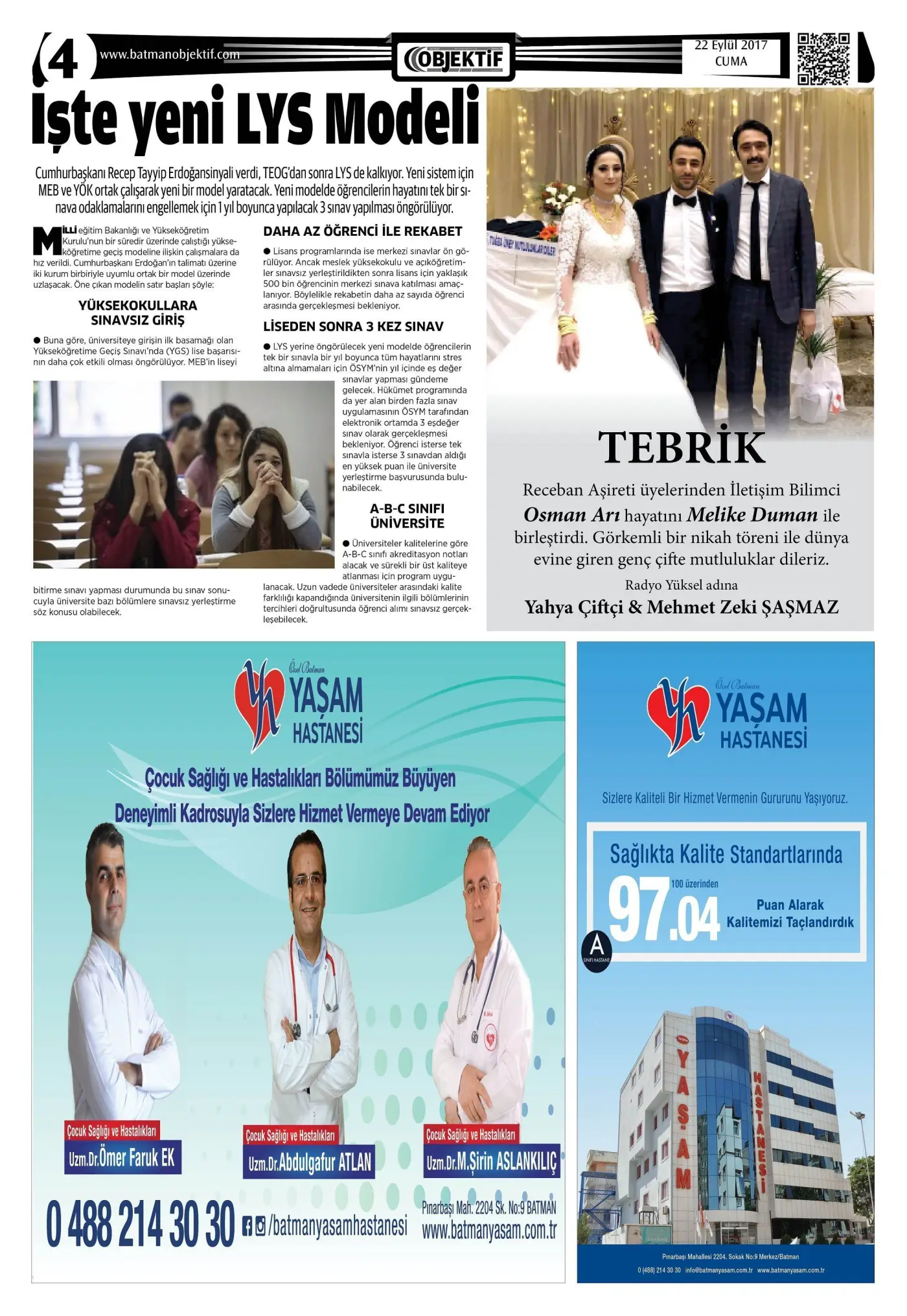 21.09.2017 tarihli sayı, 4. sayfa