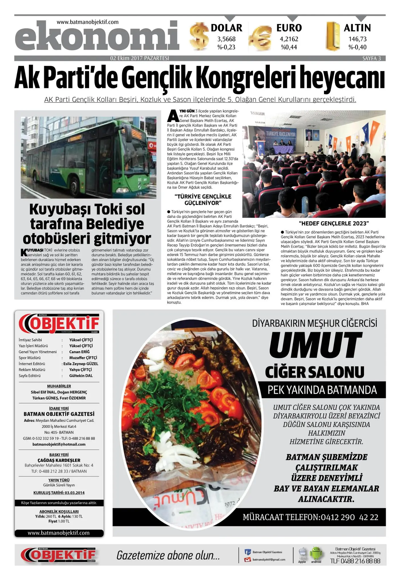 02.10.2017 tarihli sayı, 3. sayfa