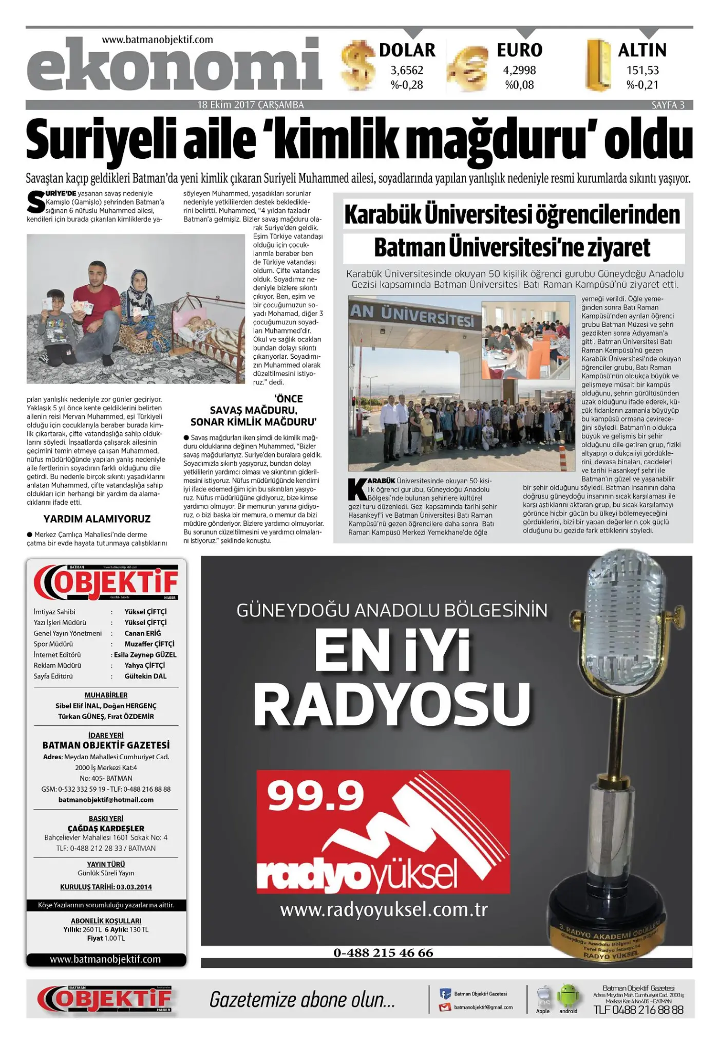 18.10.2017 tarihli sayı, 3. sayfa