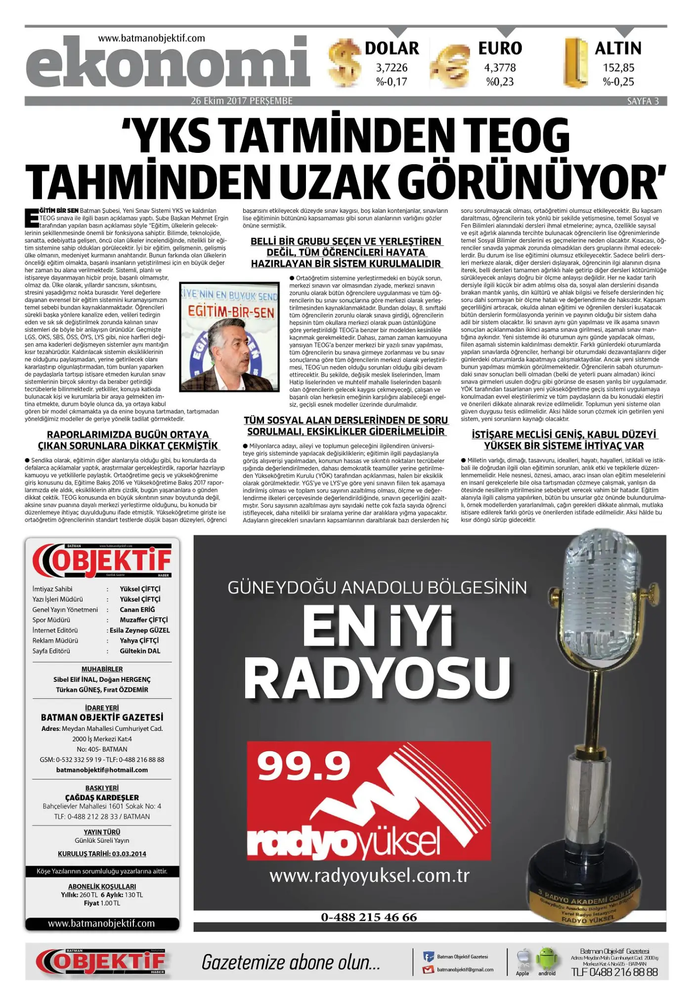 25.10.2017 tarihli sayı, 3. sayfa