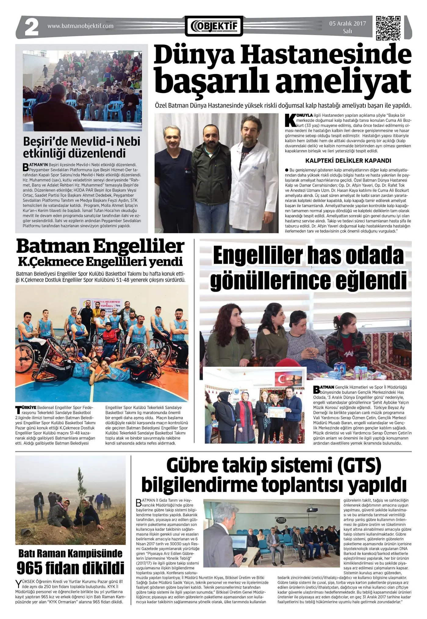 05.12.2017 tarihli sayı, 2. sayfa