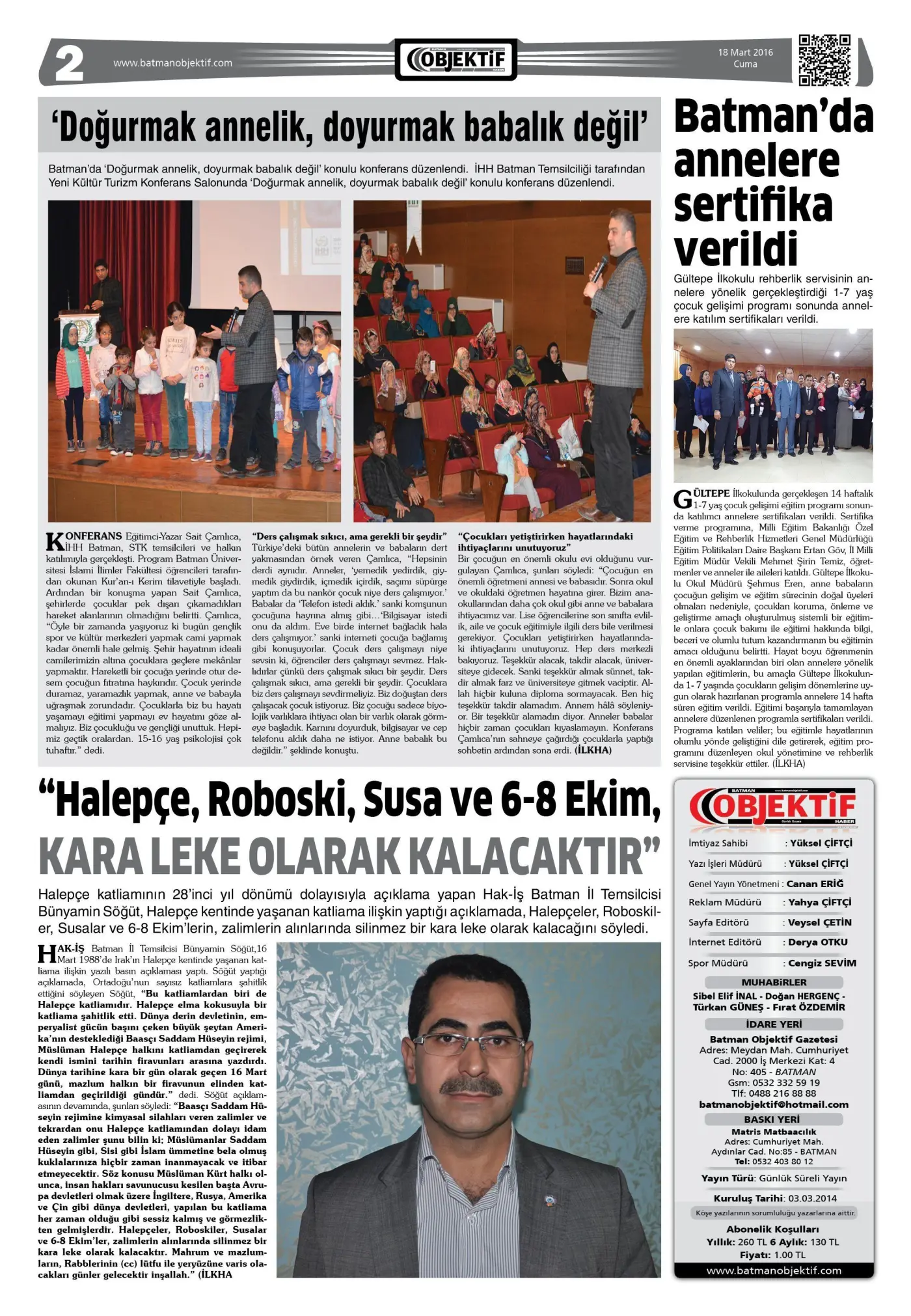 17.03.2016 tarihli sayı, 4. sayfa