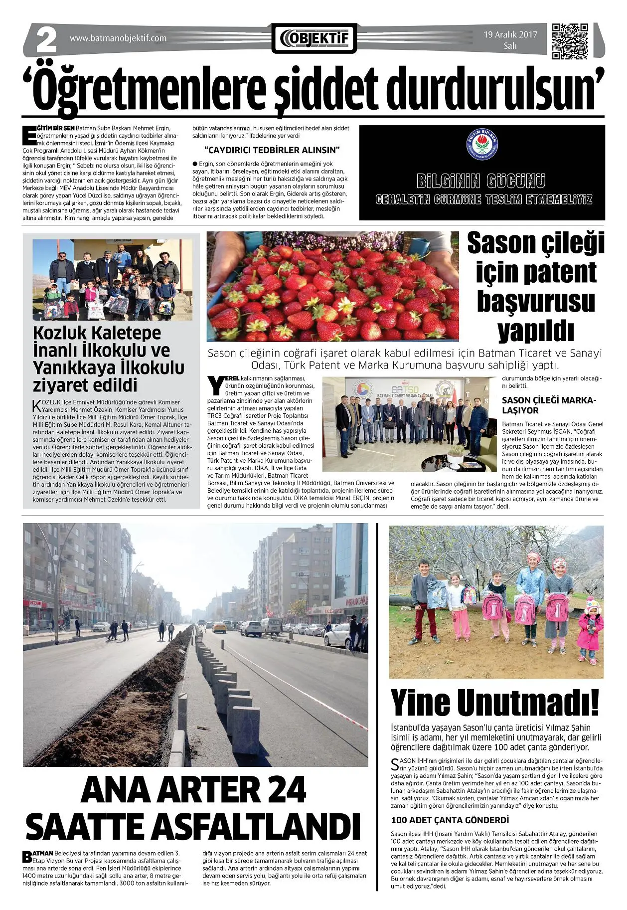 19.12.2017 tarihli sayı, 2. sayfa