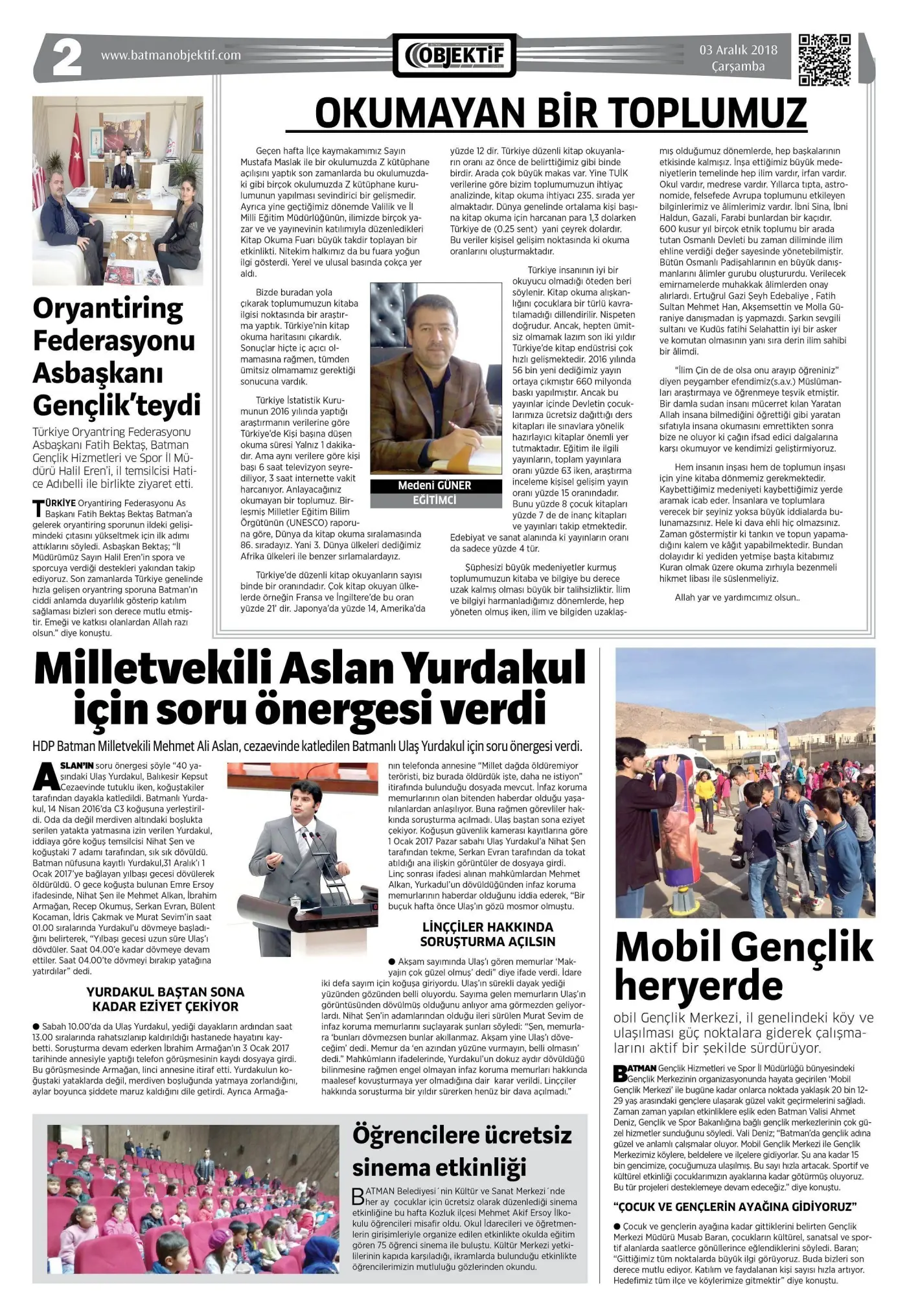 02.01.2018 tarihli sayı, 2. sayfa