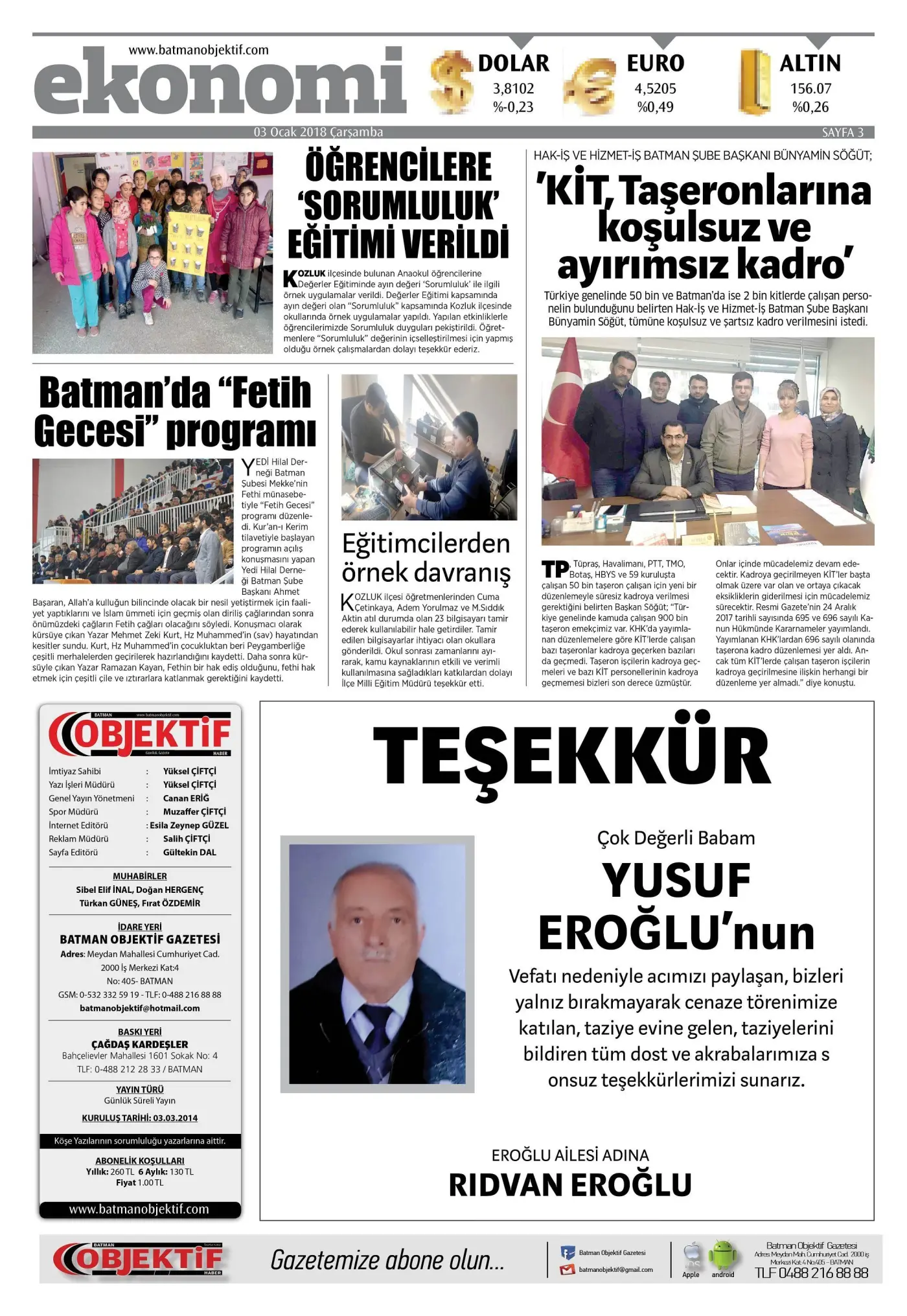 02.01.2018 tarihli sayı, 3. sayfa