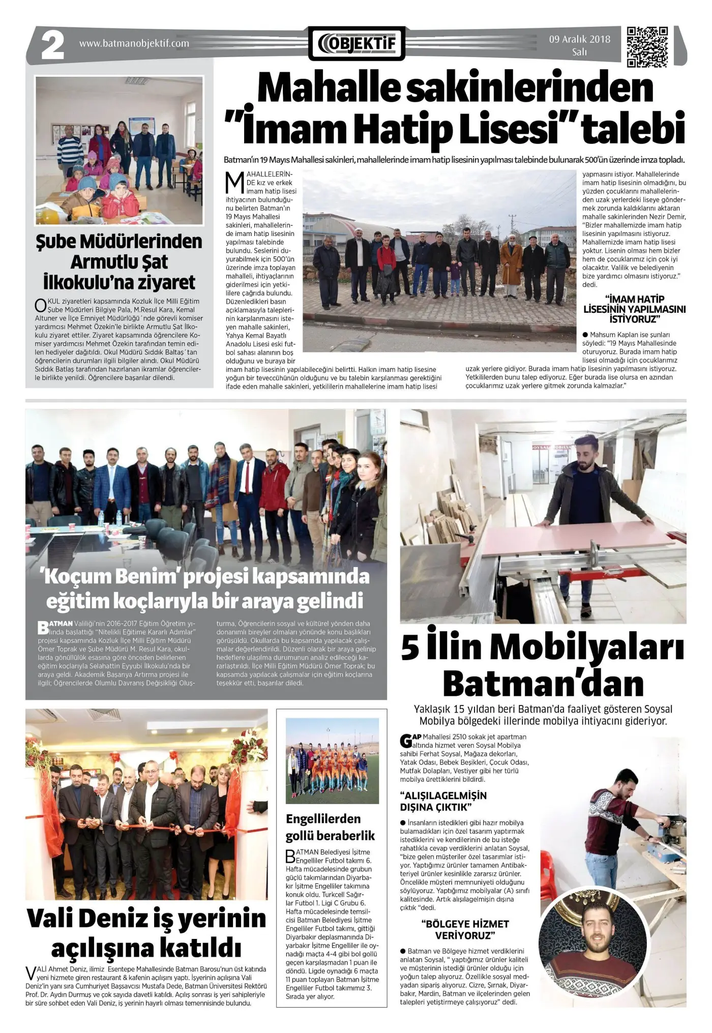 08.01.2018 tarihli sayı, 2. sayfa