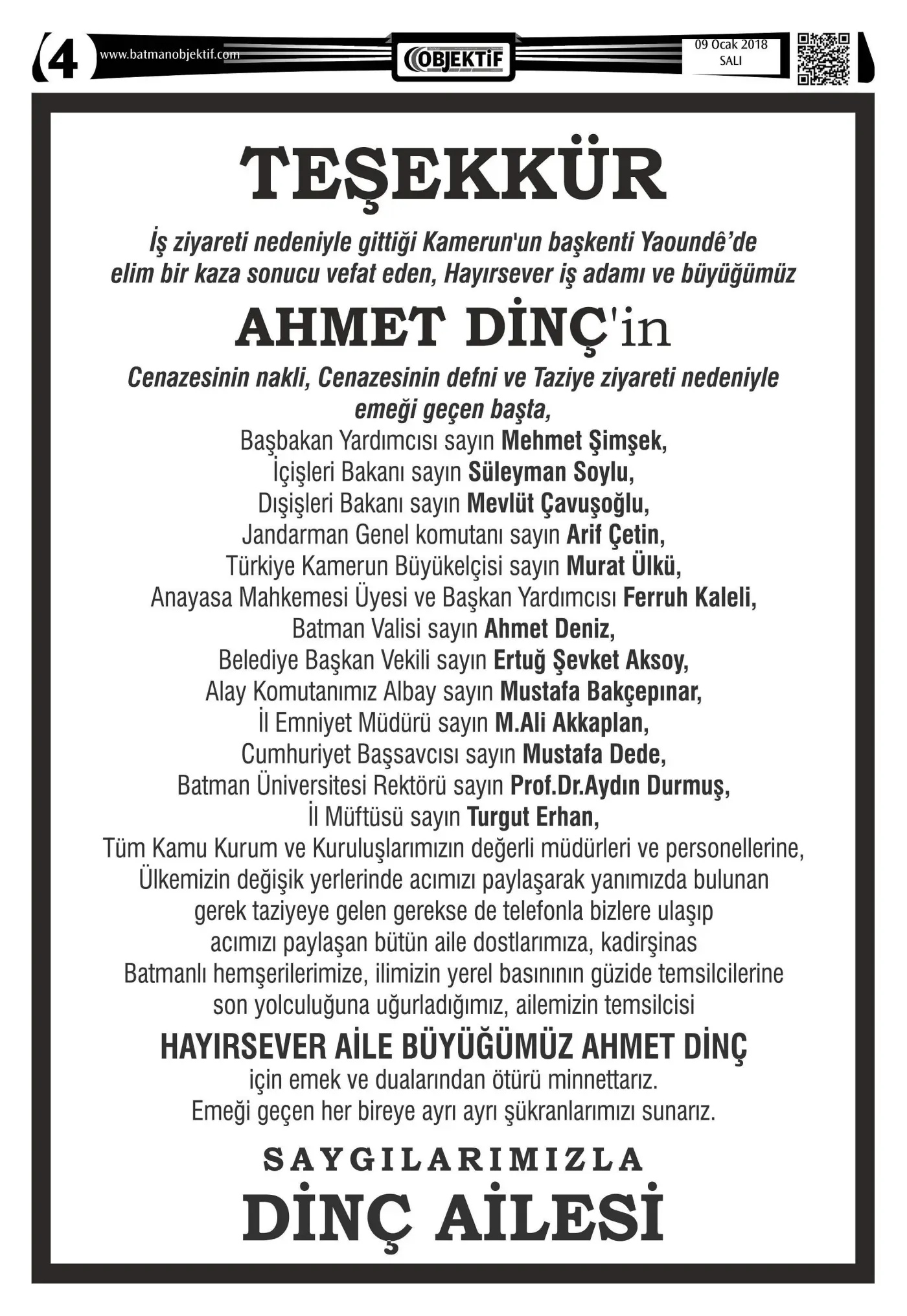 08.01.2018 tarihli sayı, 4. sayfa