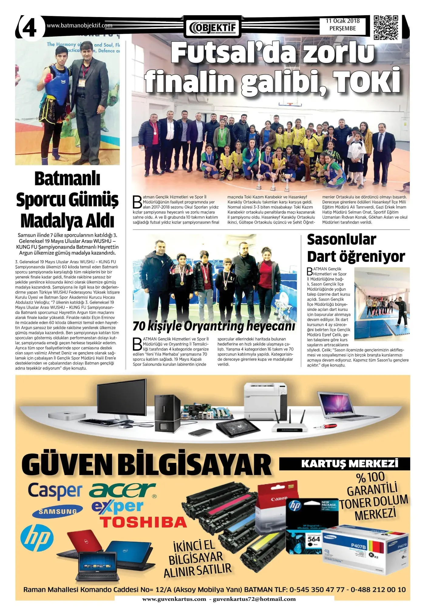 10.01.2018 tarihli sayı, 4. sayfa