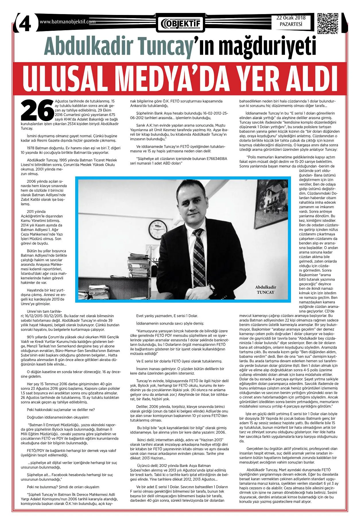 21.01.2018 tarihli sayı, 4. sayfa