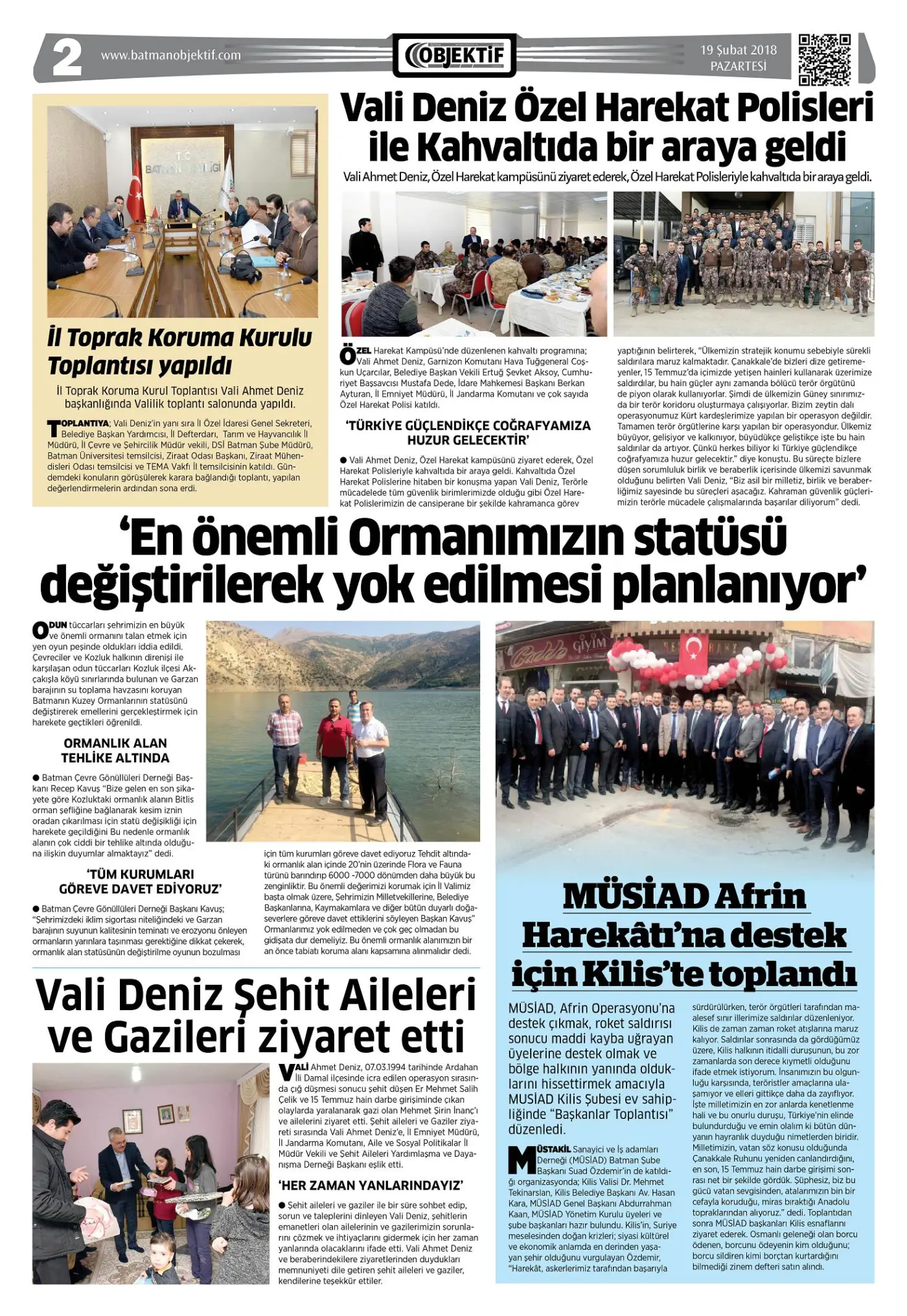 18.02.2018 tarihli sayı, 2. sayfa