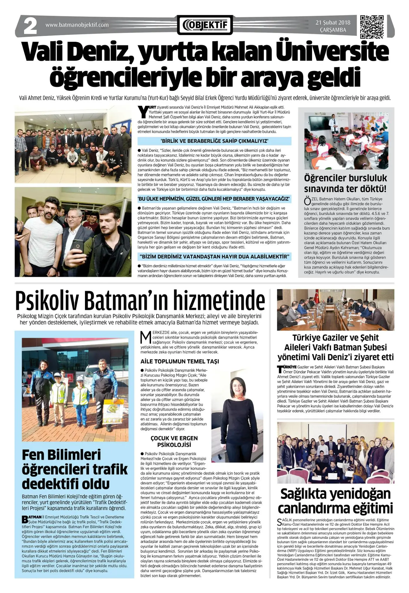 20.02.2018 tarihli sayı, 2. sayfa