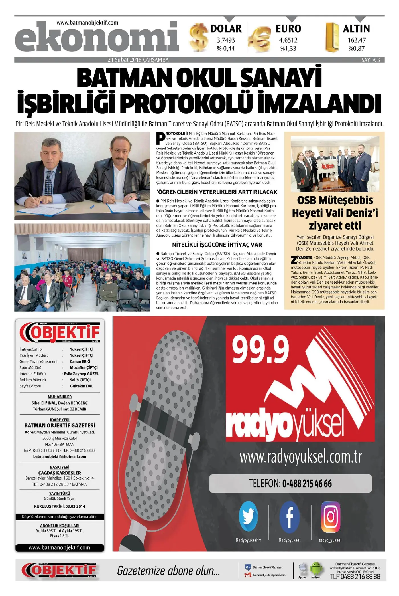 20.02.2018 tarihli sayı, 3. sayfa