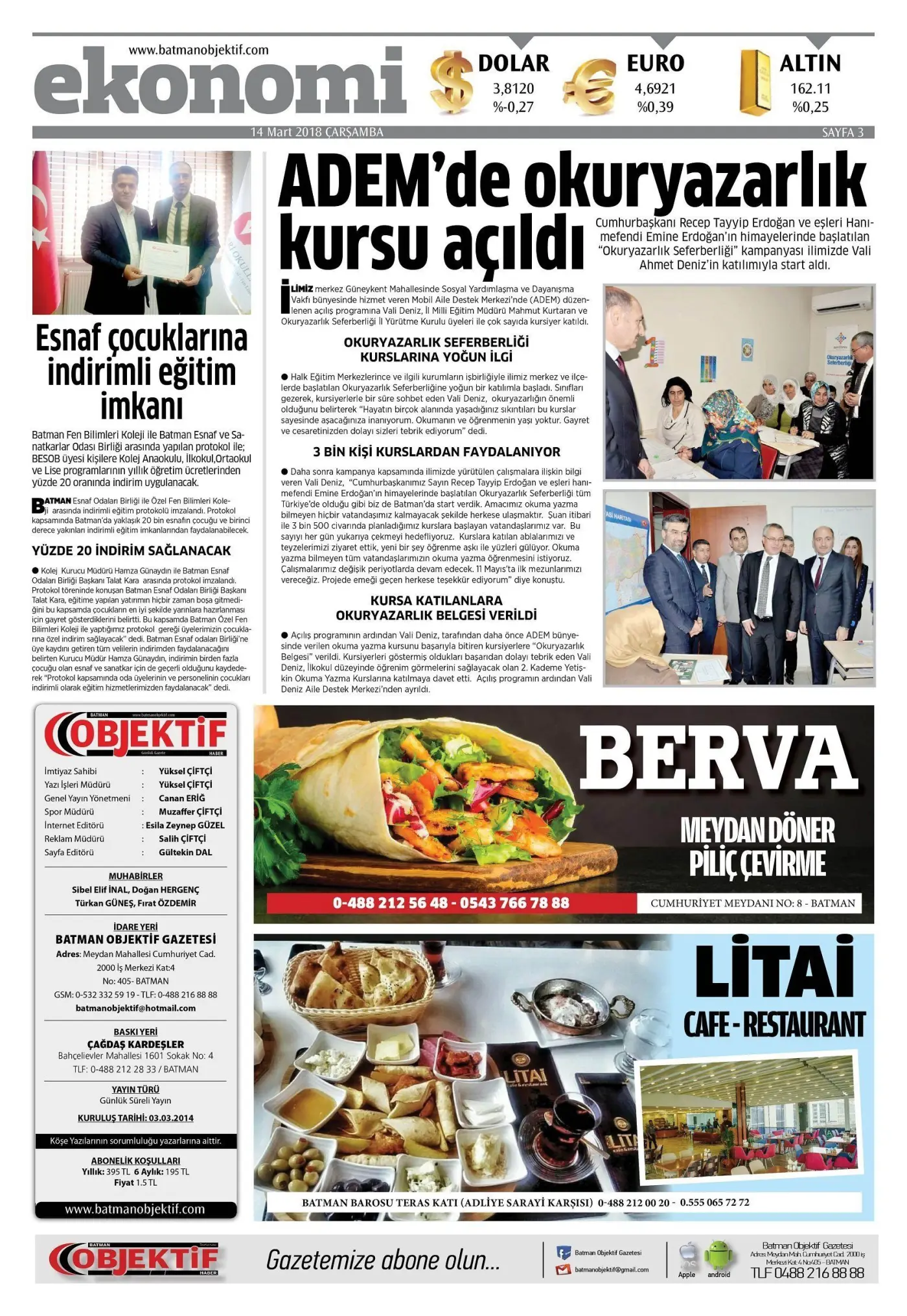 13.03.2018 tarihli sayı, 3. sayfa