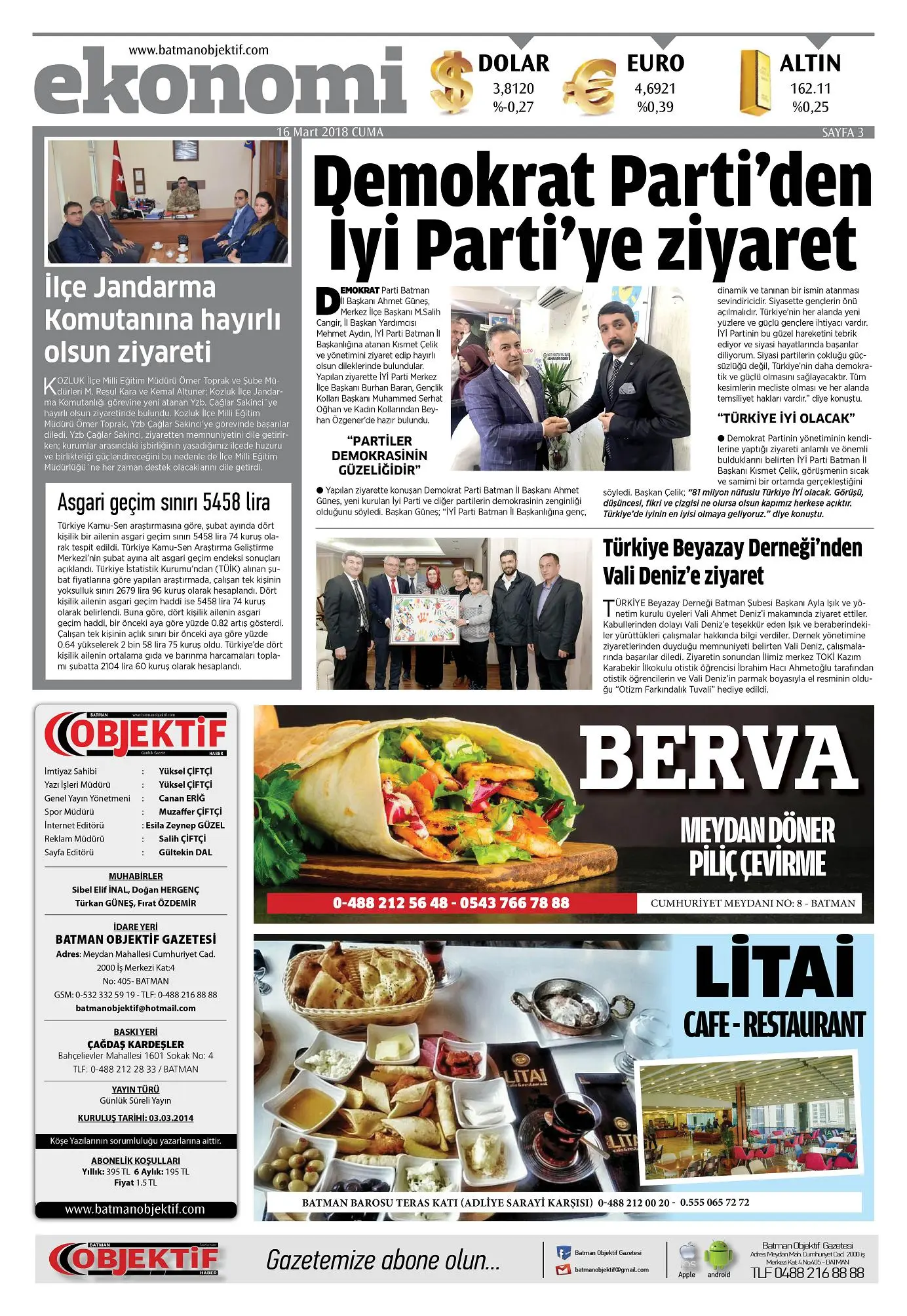 15.03.2018 tarihli sayı, 4. sayfa