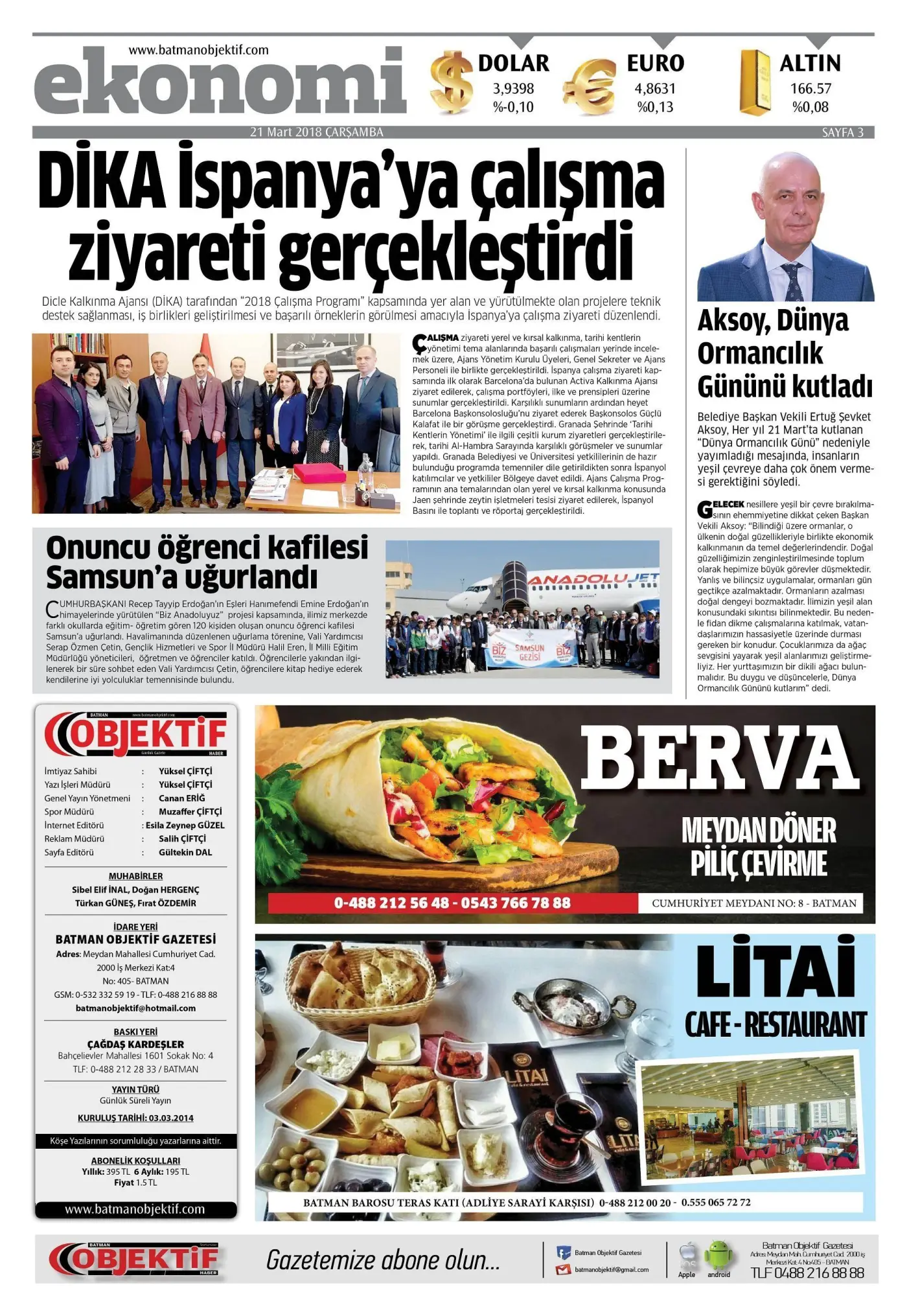 21.03.2018 tarihli sayı, 3. sayfa
