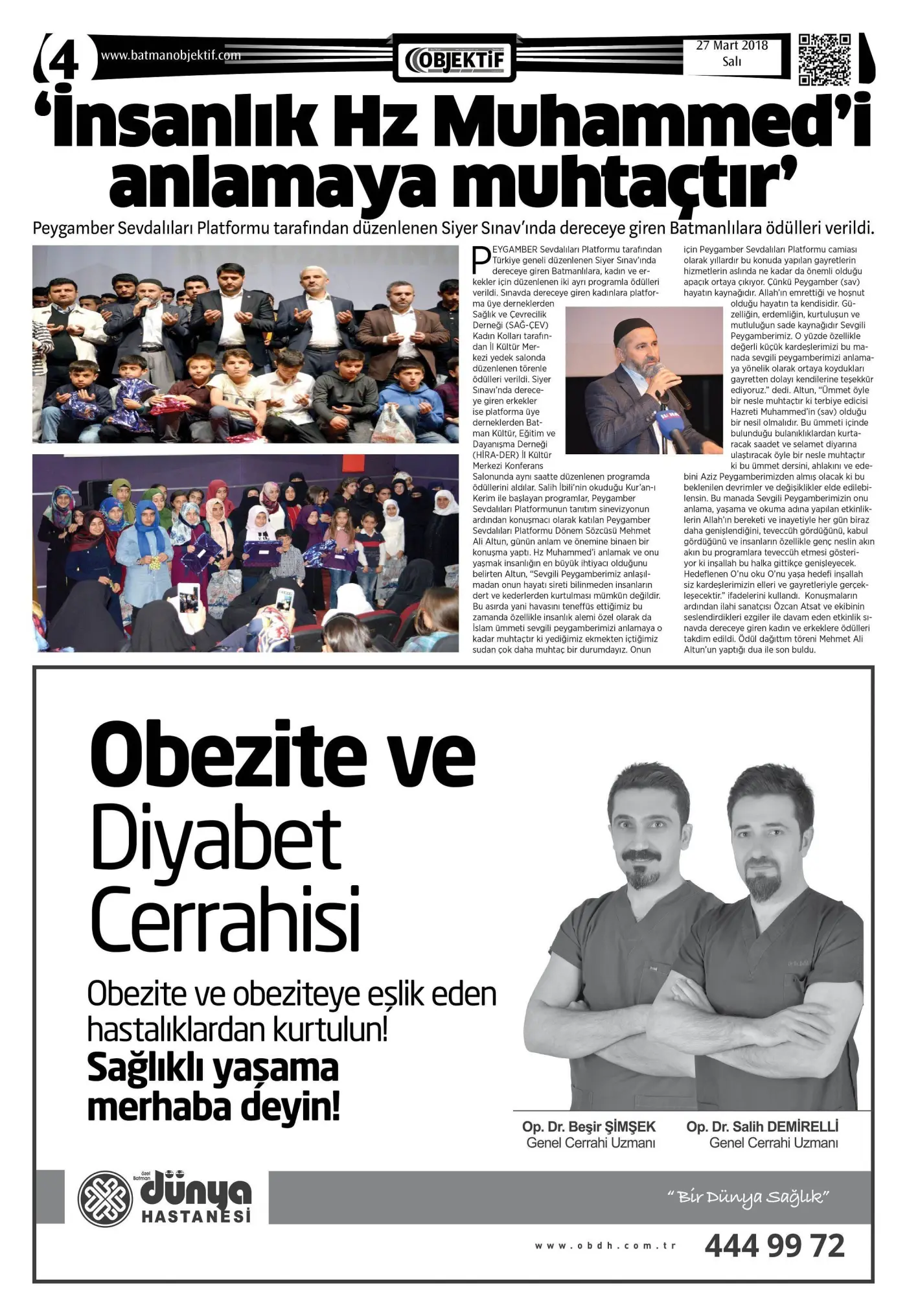 26.03.2018 tarihli sayı, 4. sayfa