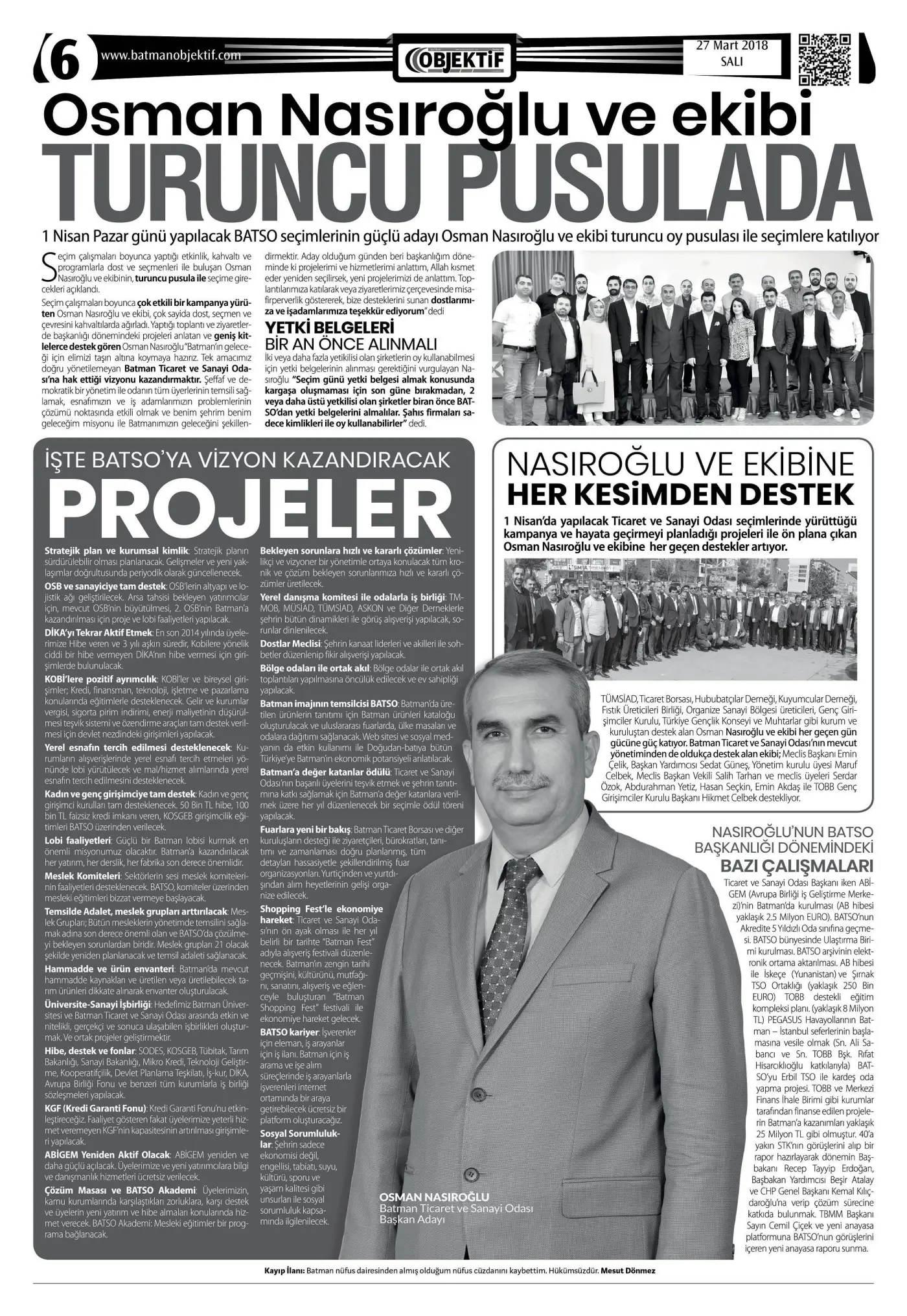 26.03.2018 tarihli sayı, 6. sayfa