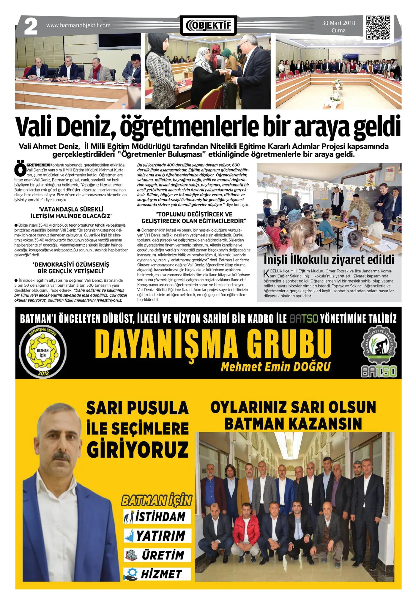 31.03.2018 tarihli sayı, 2. sayfa