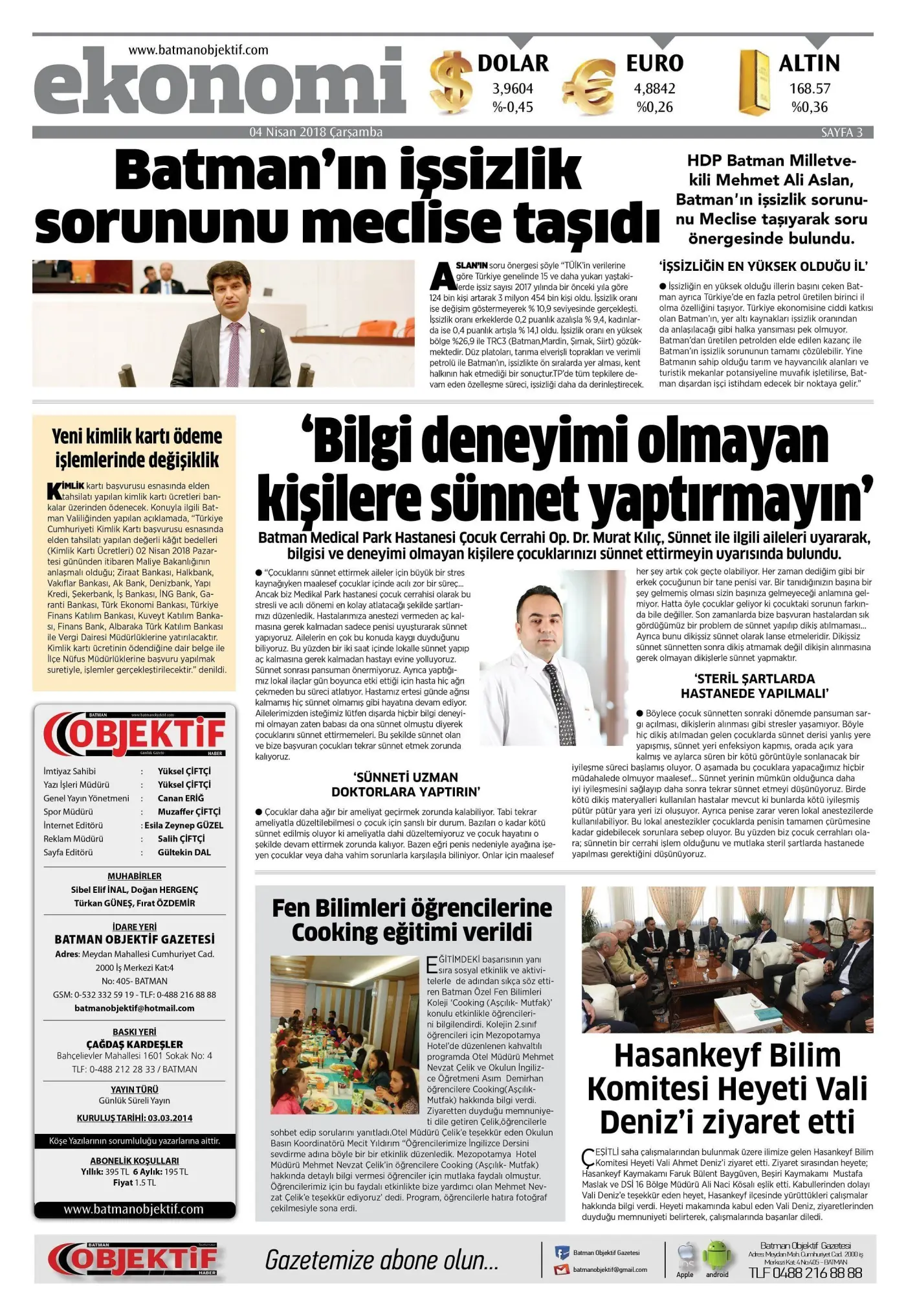 03.04.2018 tarihli sayı, 3. sayfa