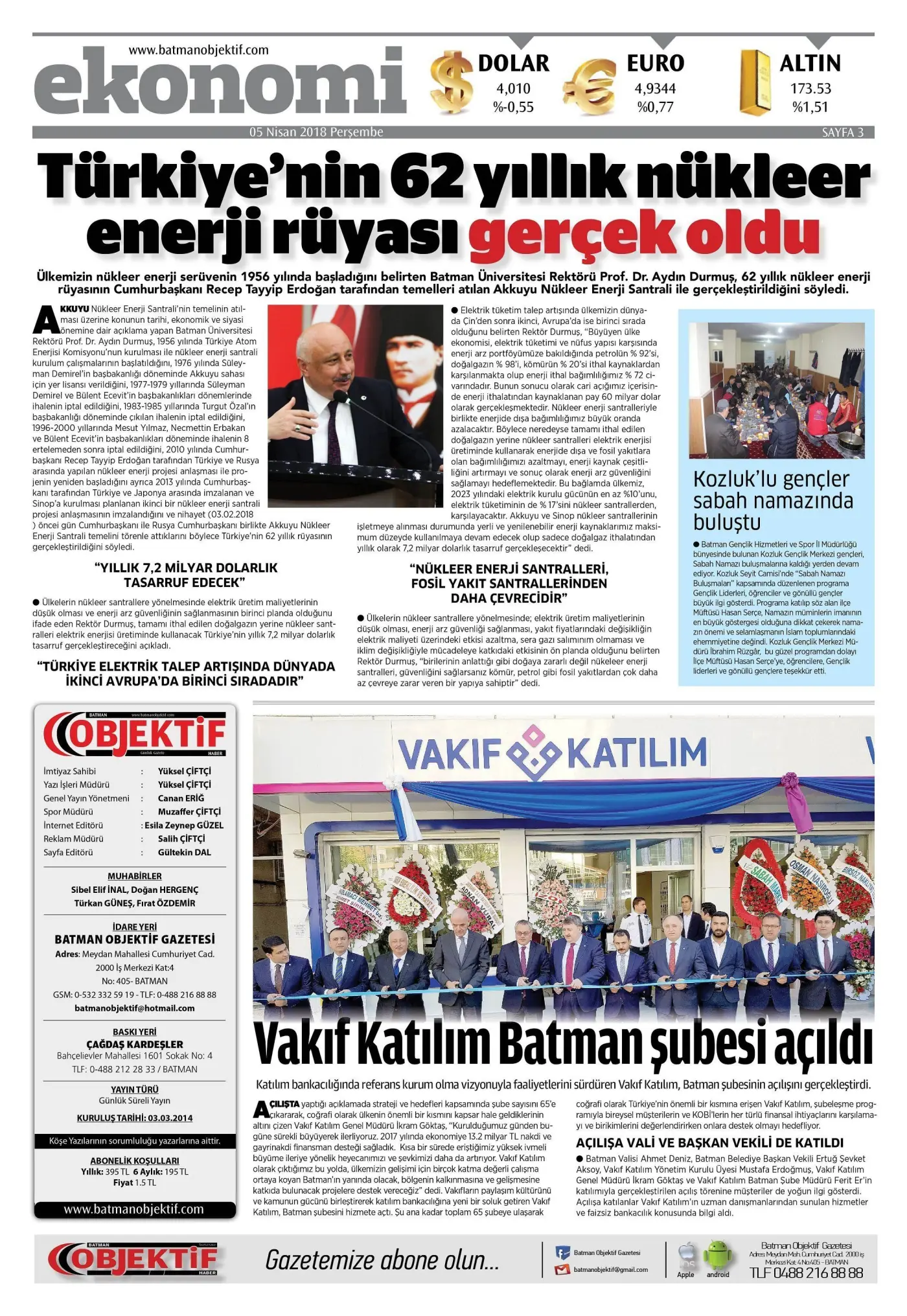 04.04.2018 tarihli sayı, 3. sayfa