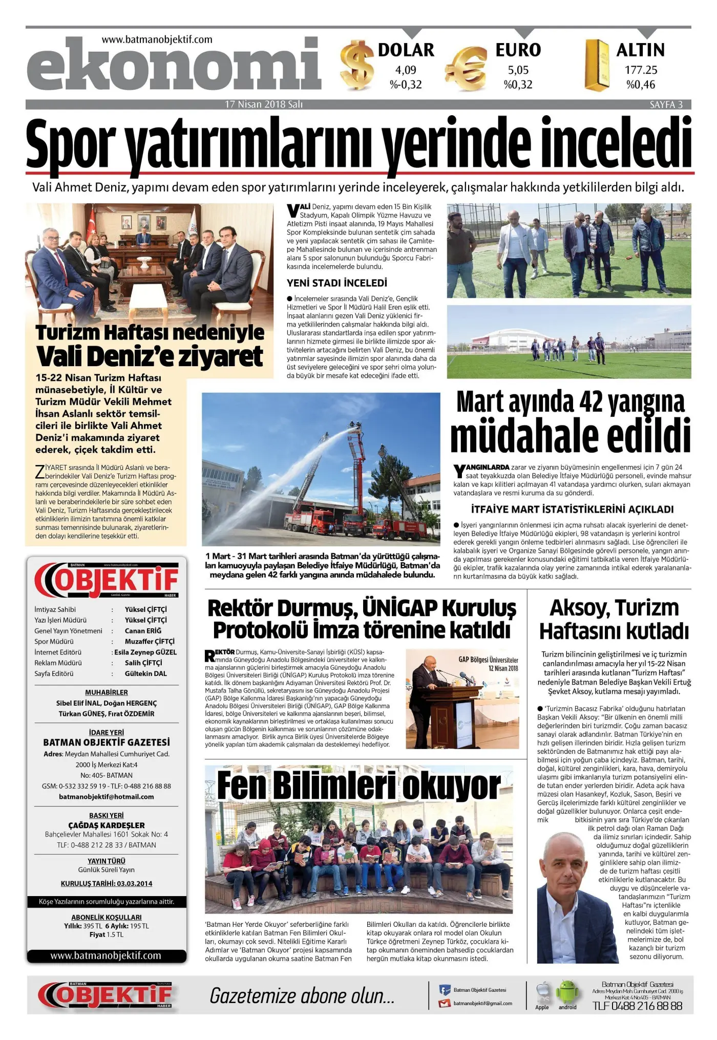 16.04.2018 tarihli sayı, 3. sayfa
