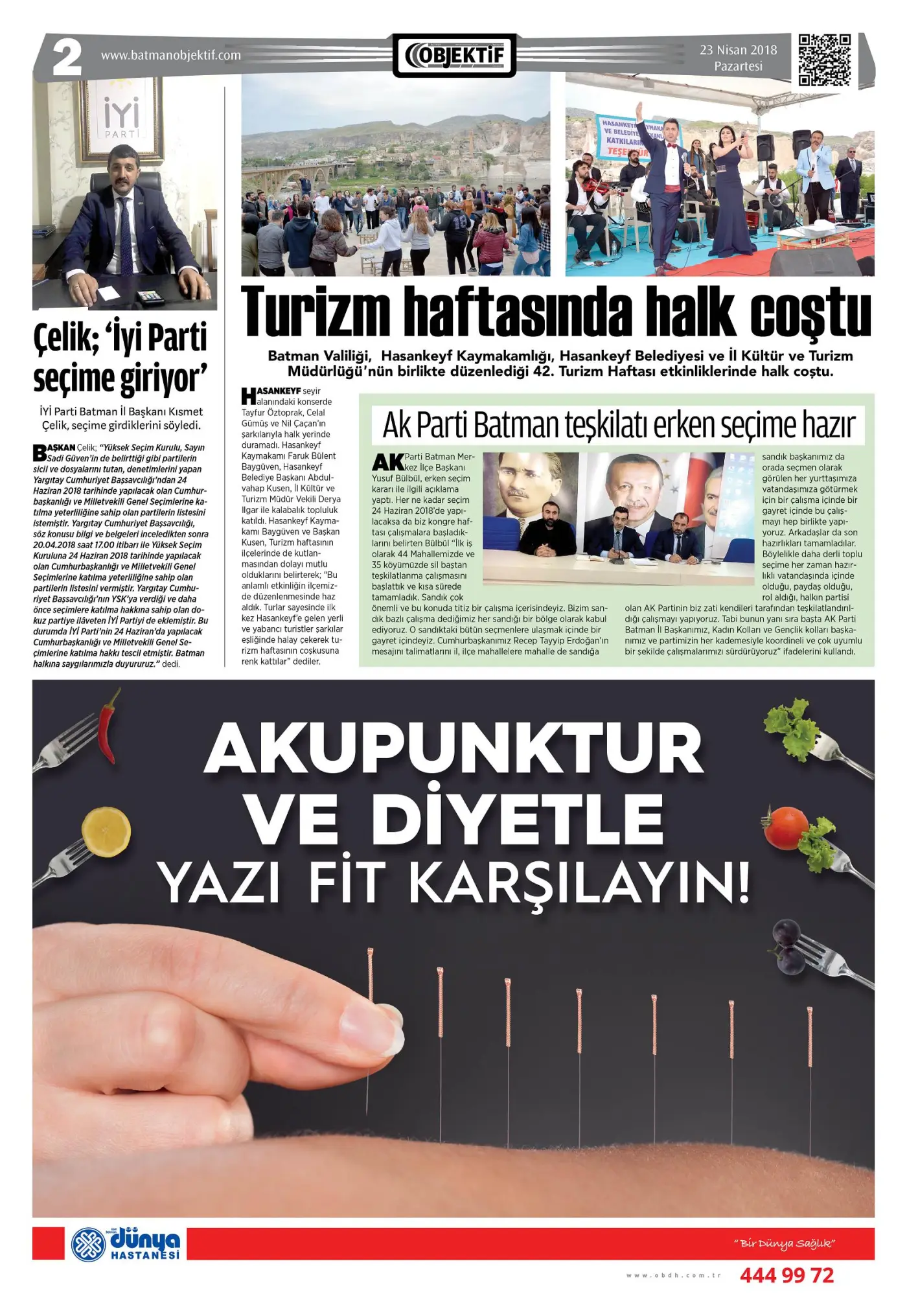 22.04.2018 tarihli sayı, 2. sayfa