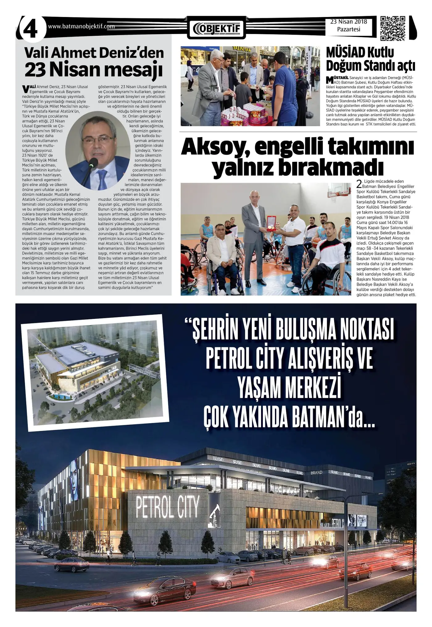 22.04.2018 tarihli sayı, 4. sayfa