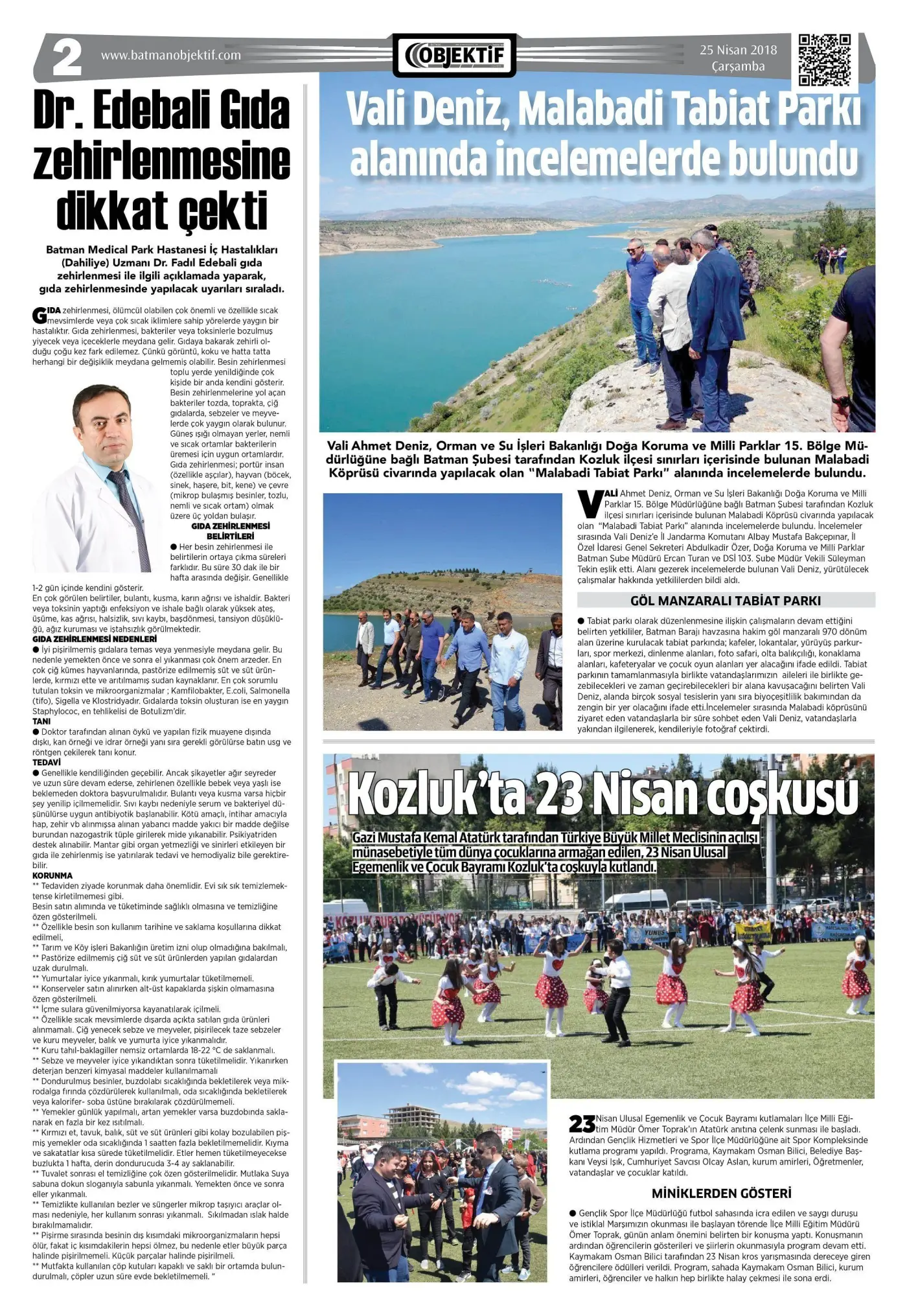 24.04.2018 tarihli sayı, 2. sayfa