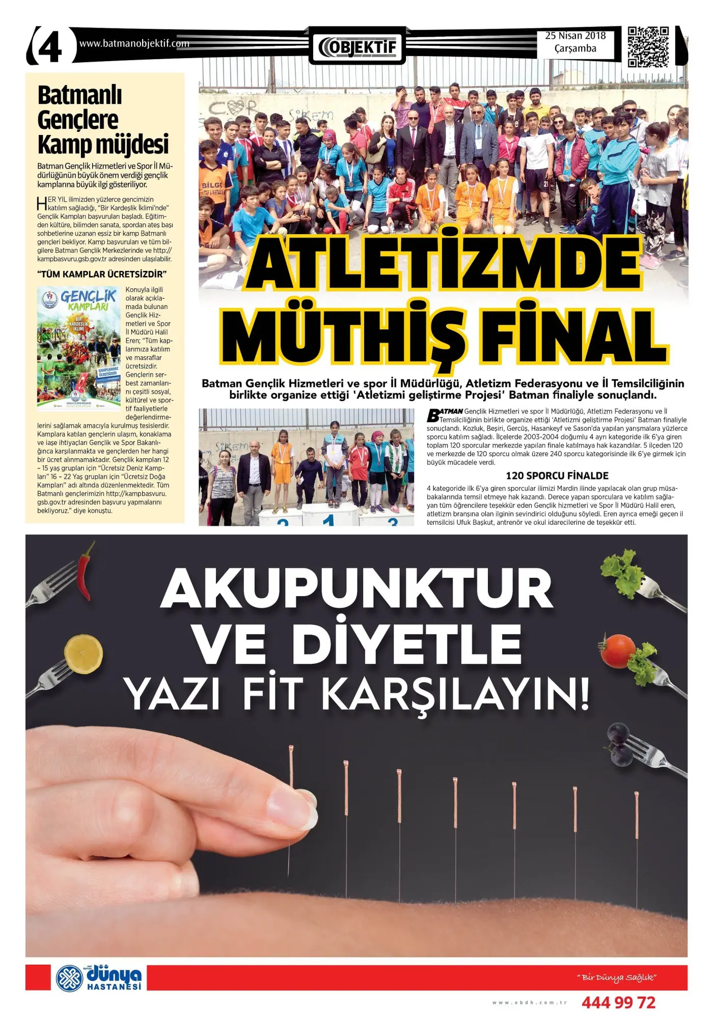 24.04.2018 tarihli sayı, 4. sayfa