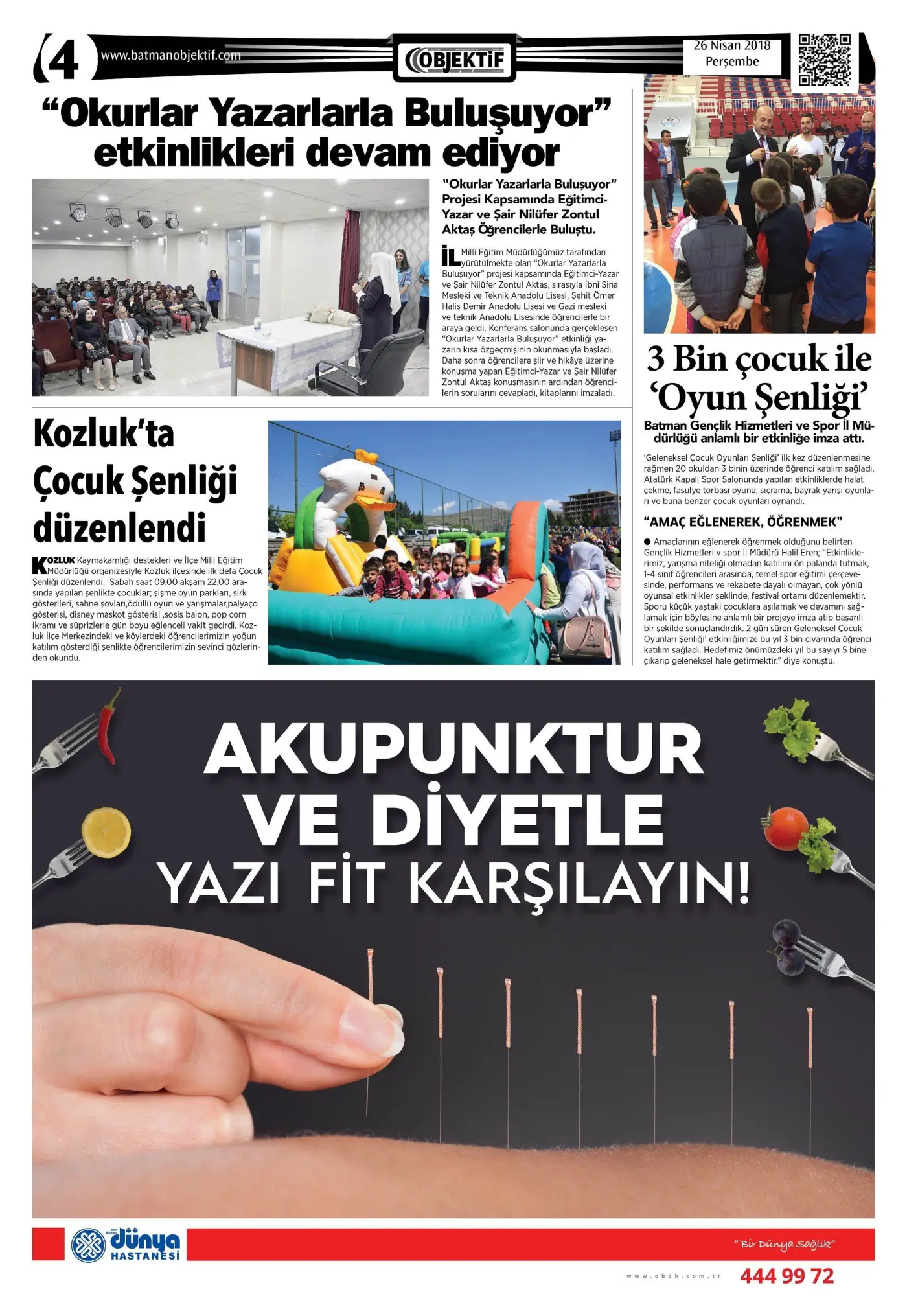 25.04.2018 tarihli sayı, 4. sayfa