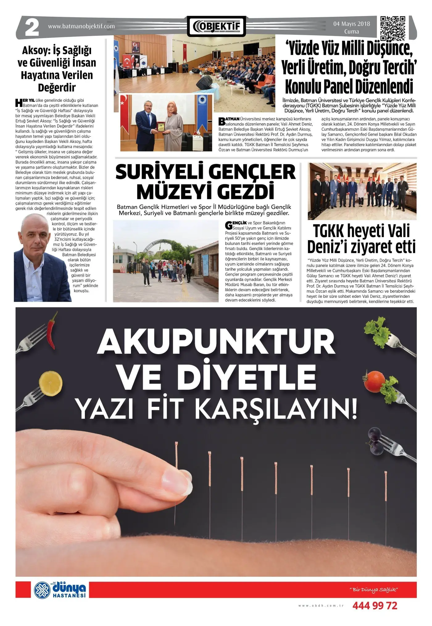 03.05.2018 tarihli sayı, 2. sayfa